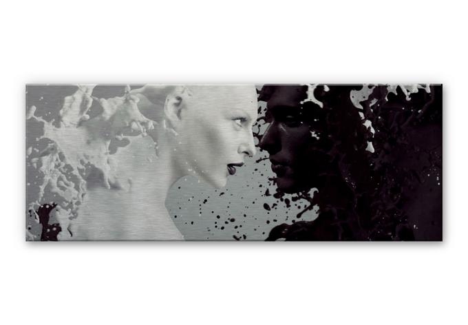 Tableau en Alu-Dibond - Milk & Coffee - Panorama