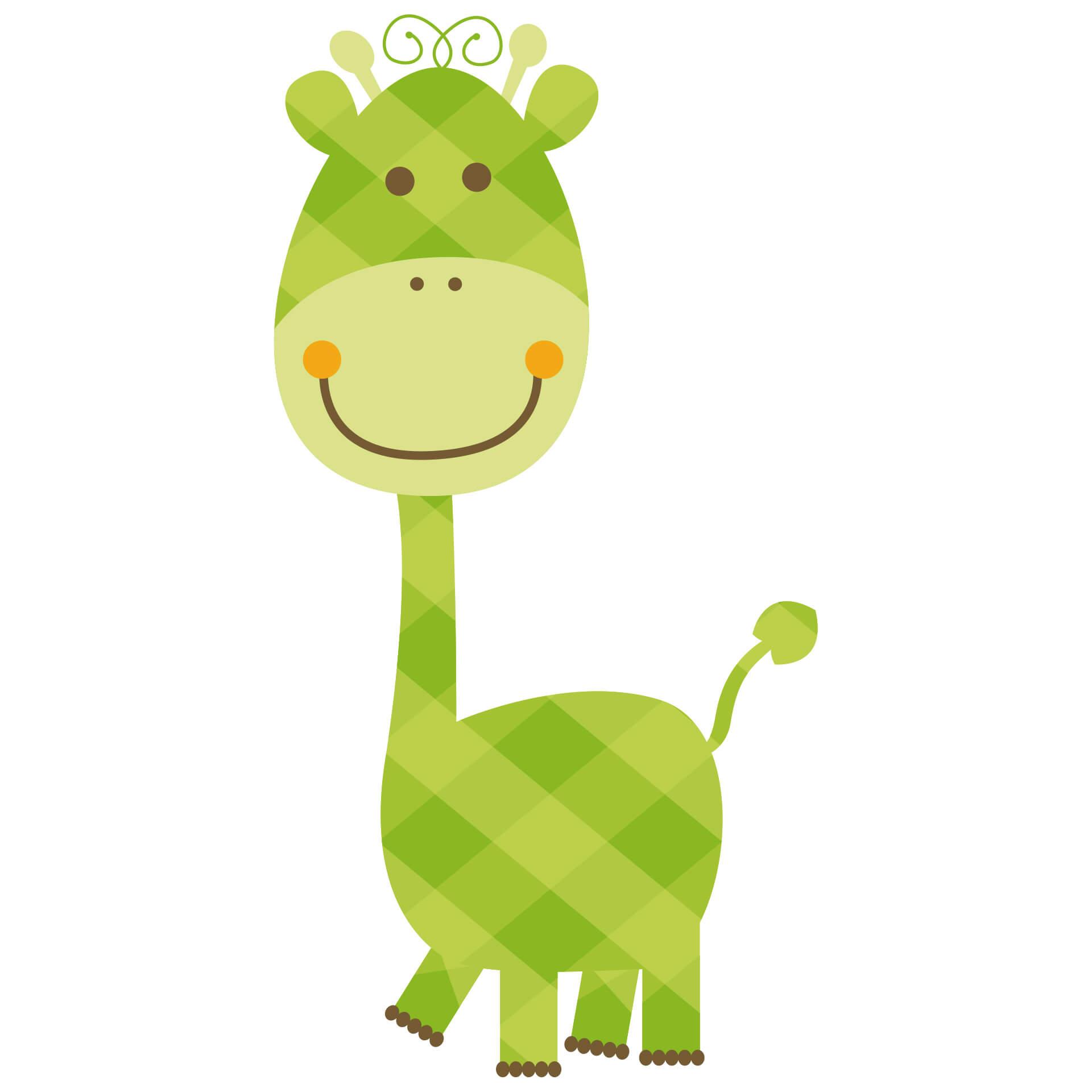 Wandtattoo Giraffe (Muster)