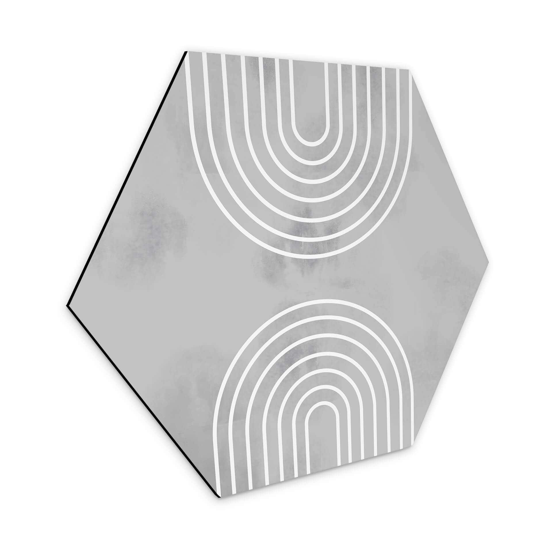 Hexagone - Tableau sur alu-Dibond 1X Studio - Arcs en glace