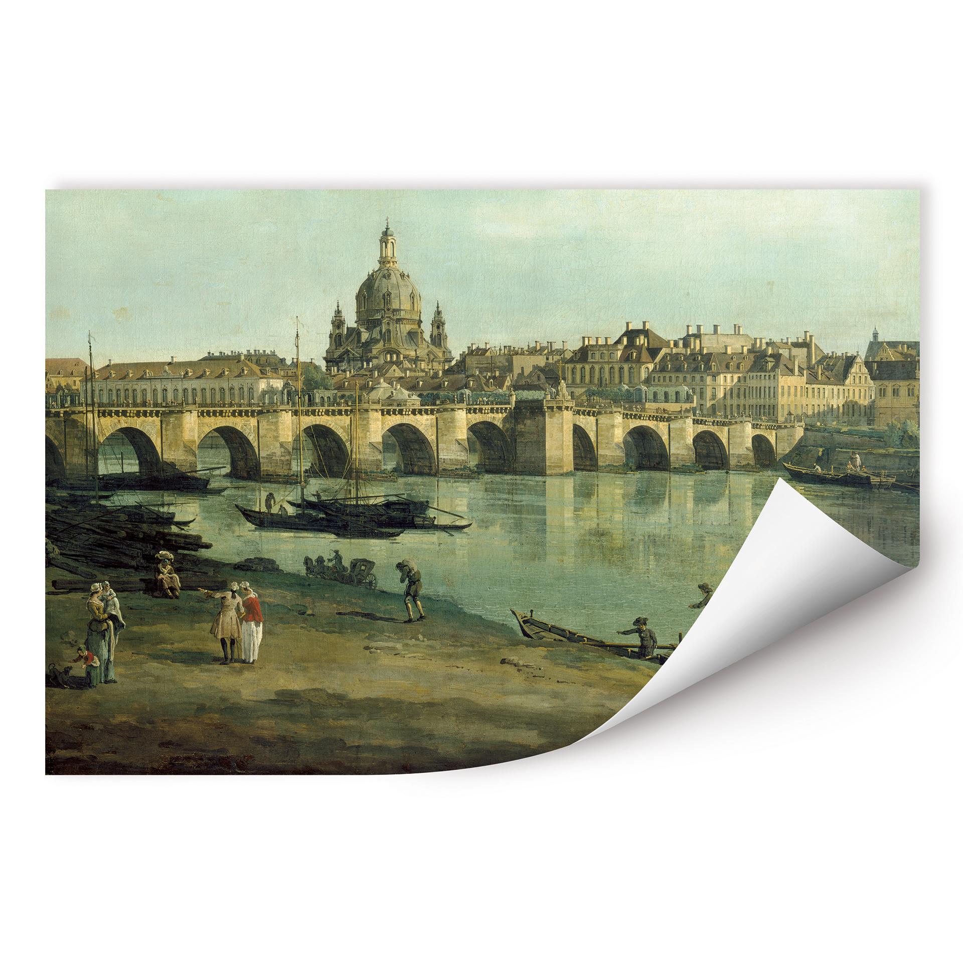 Wallprint W - Canaletto - Dresden vom rechten Elbufer