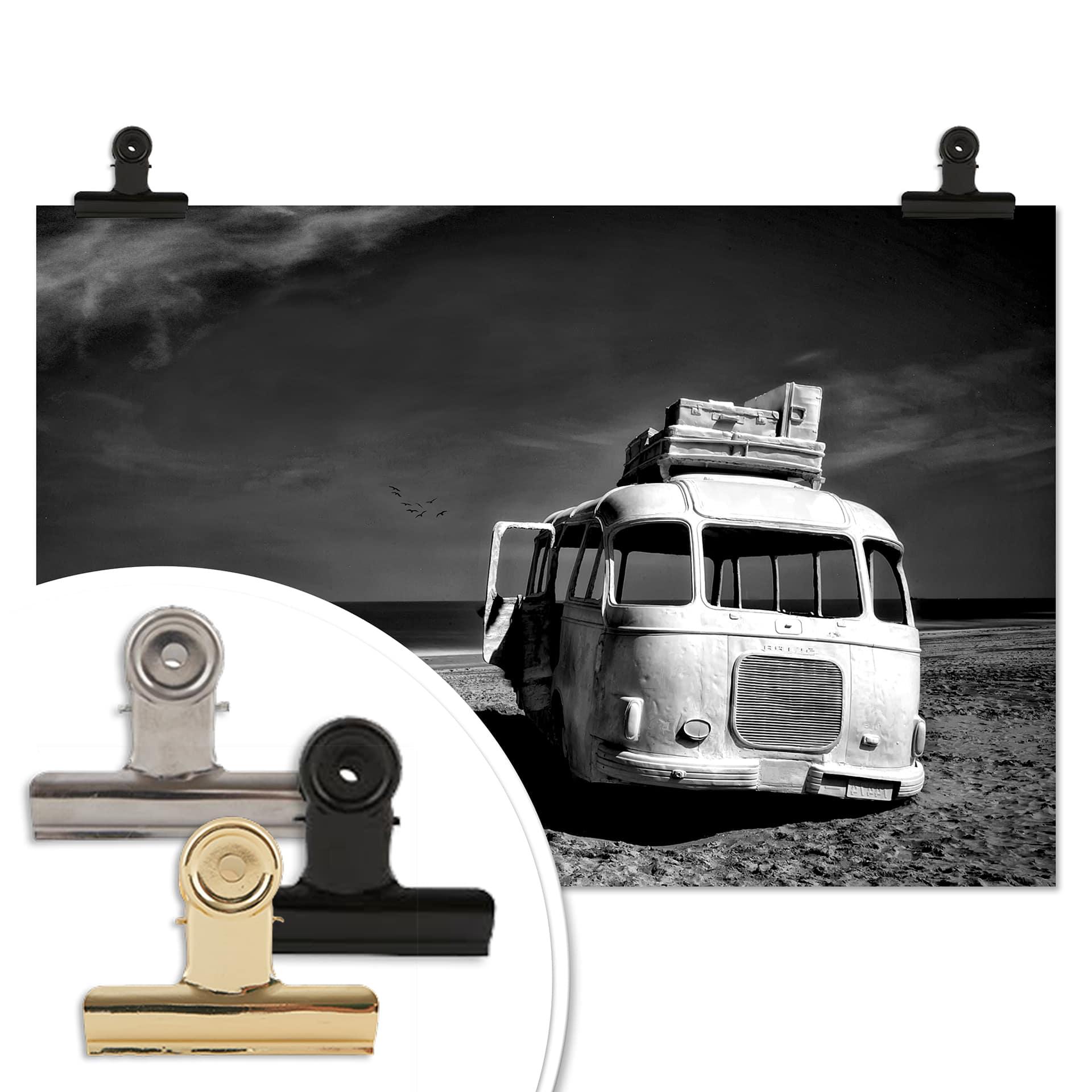 Poster Depaepe - bus spiaggiato