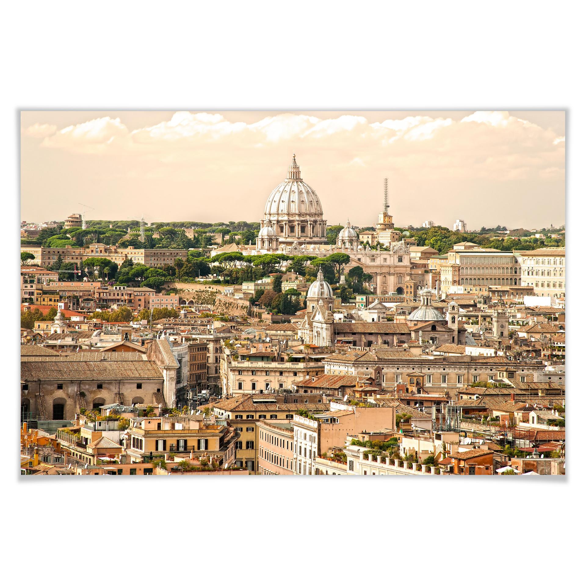 Poster - Rome en panorama