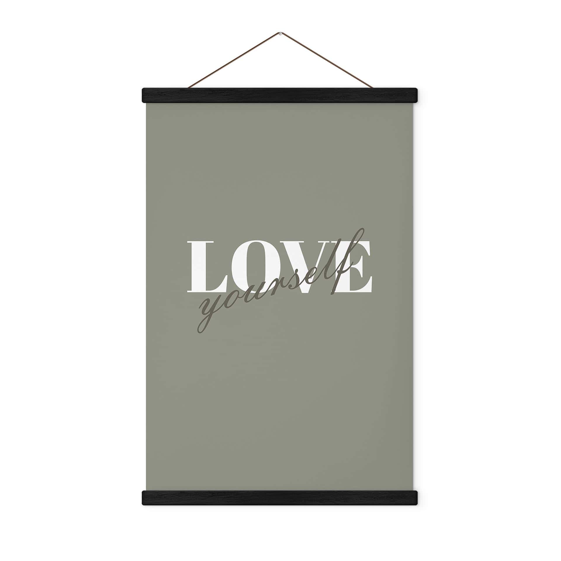 Tekstil plakat Love yourself