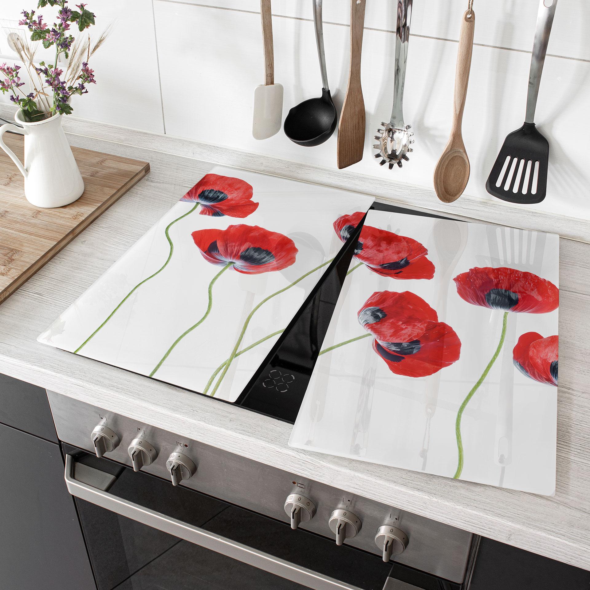 Disher kogeplade dækplade - Poppies