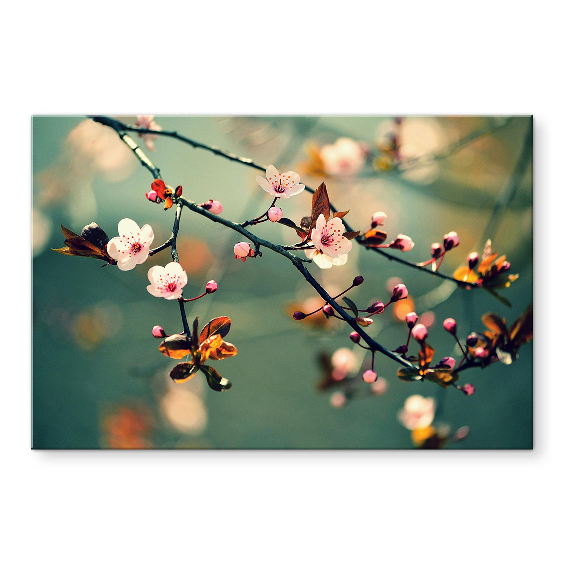 Tableau en verre acrylique - Eveil du printemps