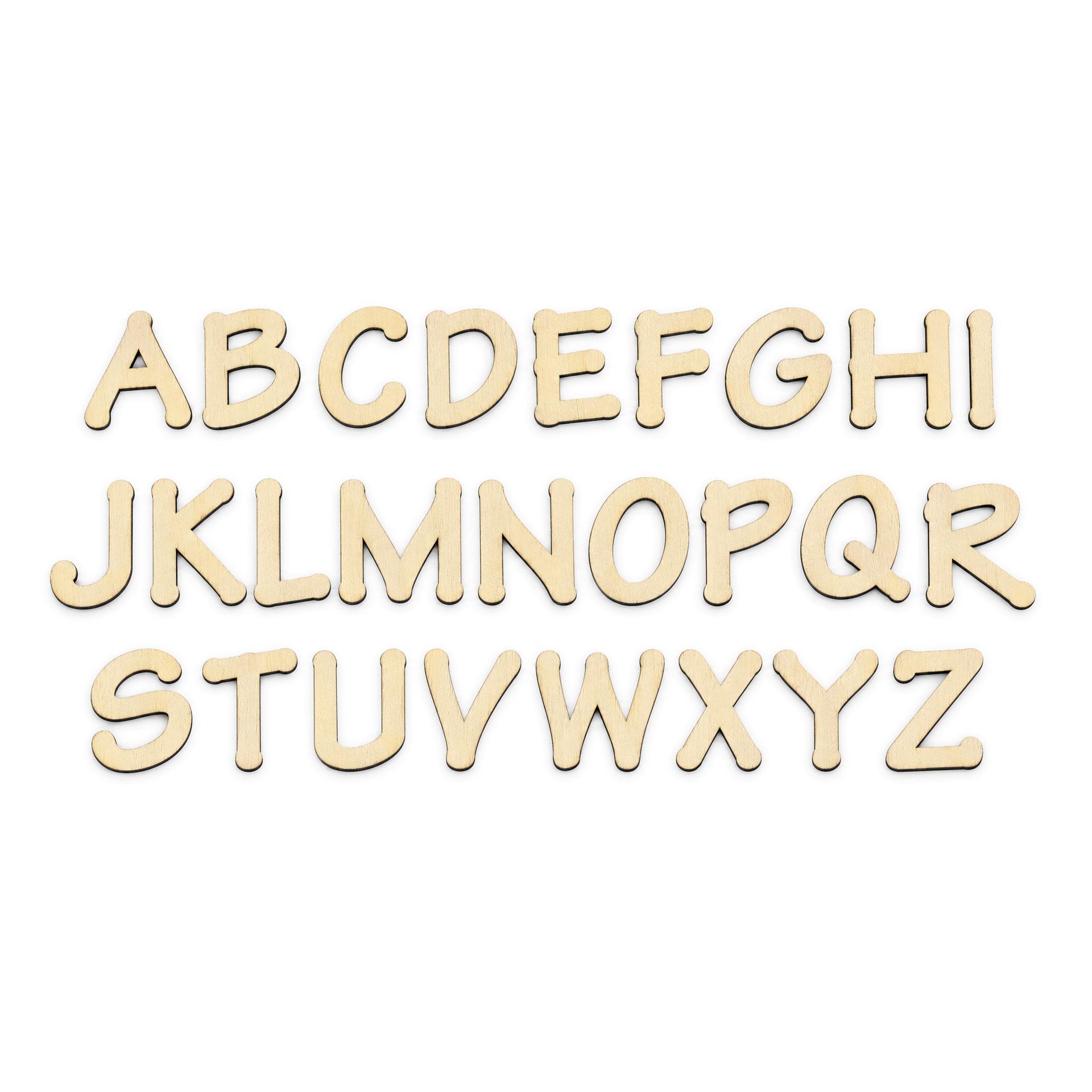 Lettere in legno –  Tekton 26 pezzi