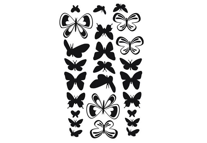 Enjambre de mariposas