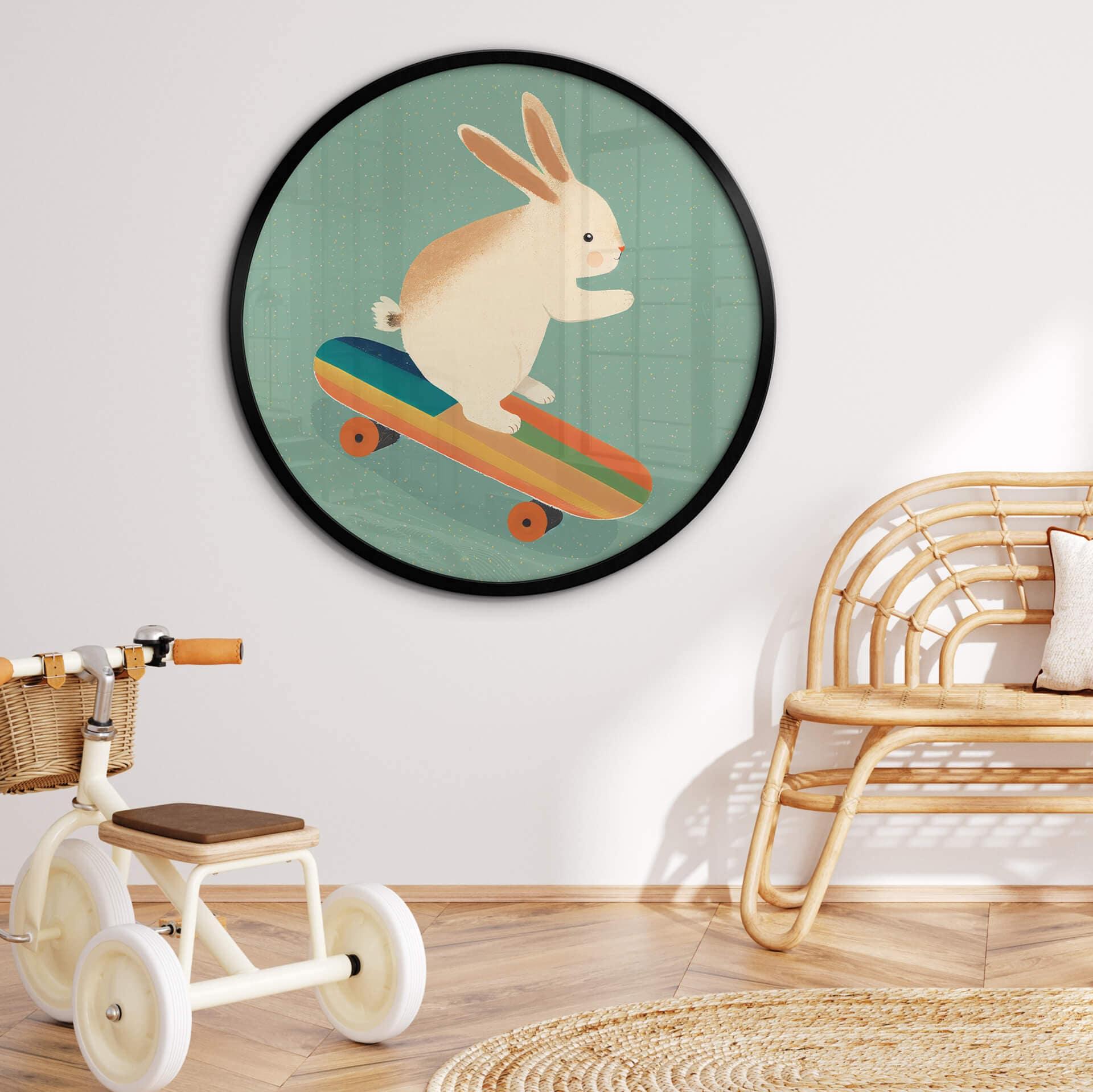 Plakat Treechild - Skateboard Bunny