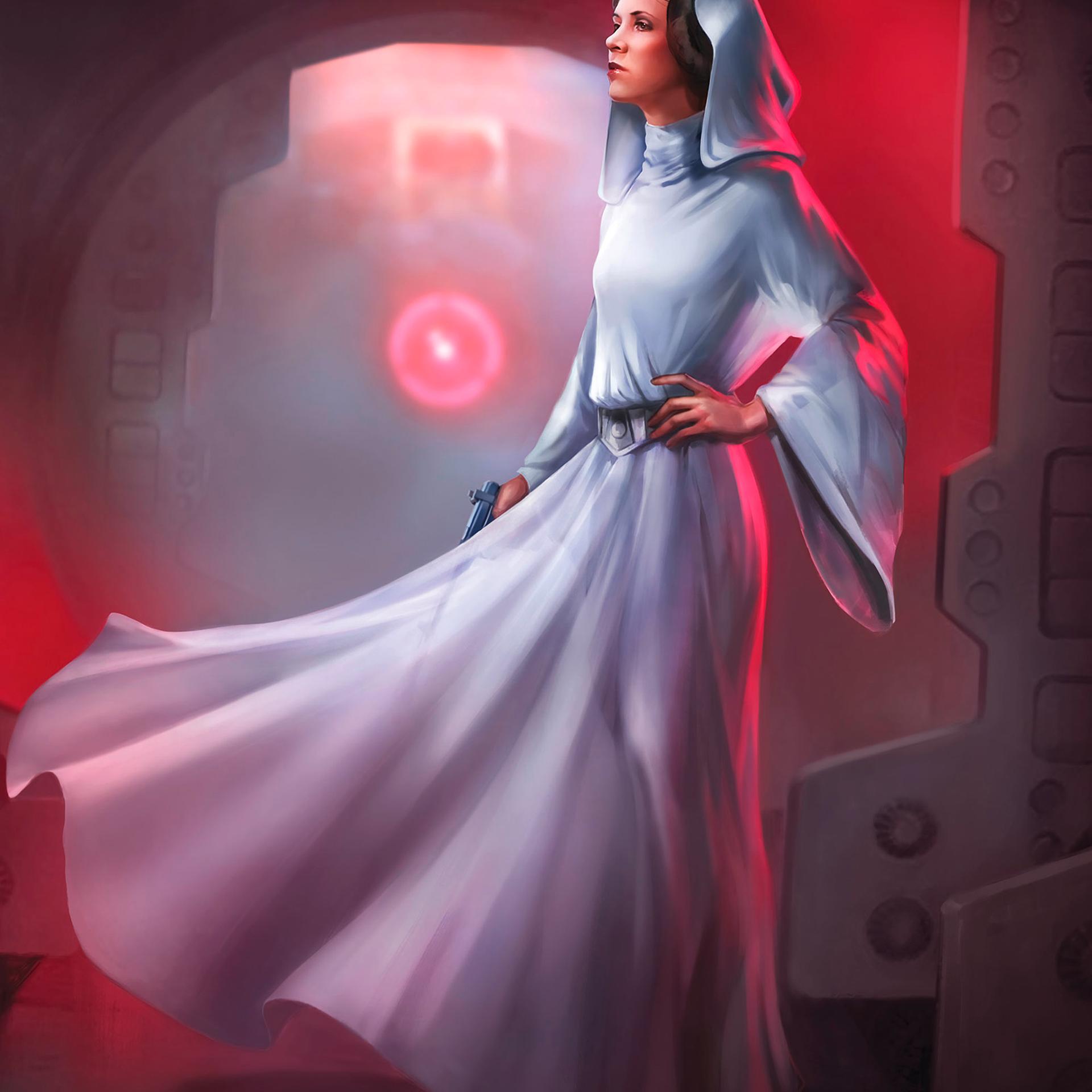 Vlies Fototapete - Star Wars Classic Leia - 200 x 250 cm