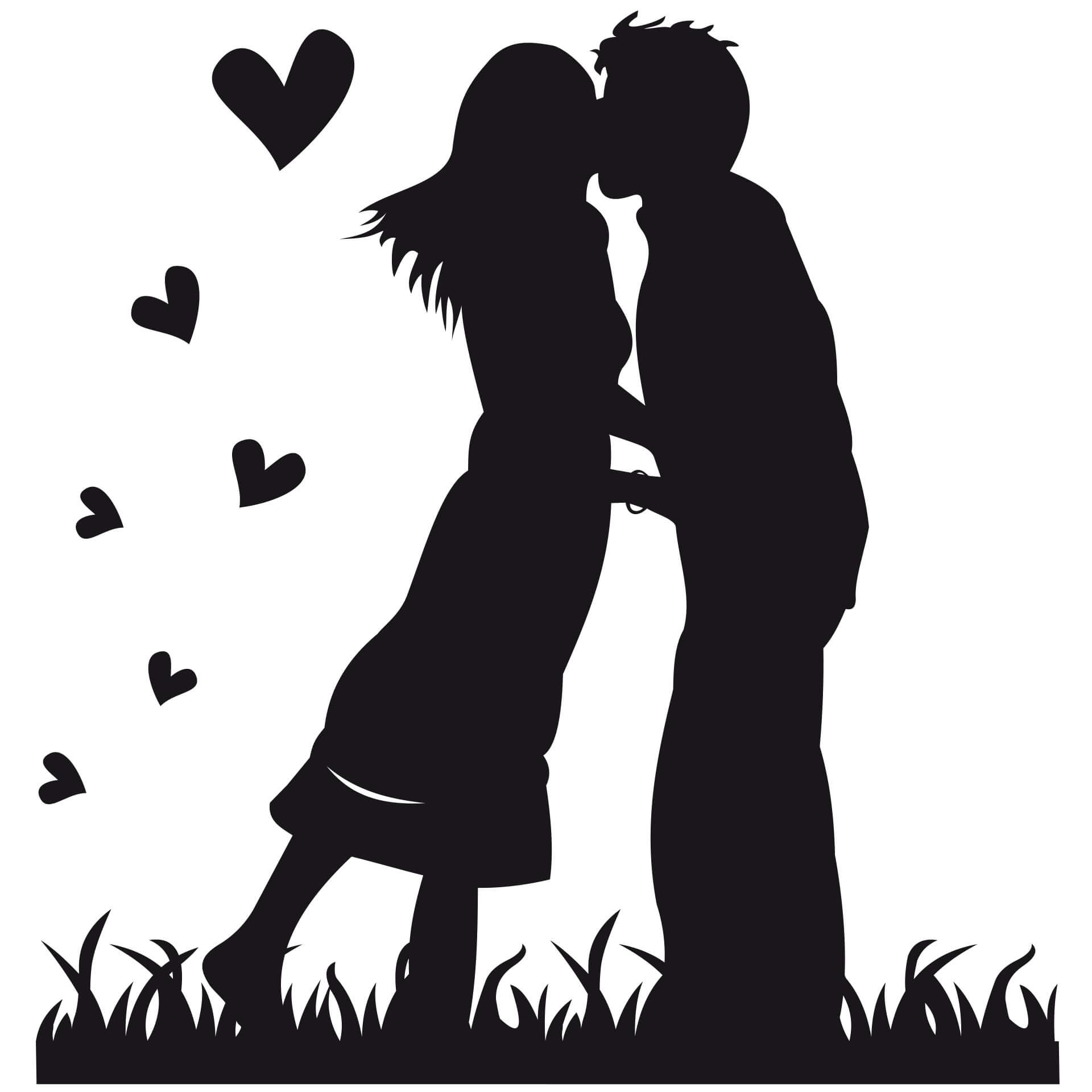Adesivo murale - Bacio 2