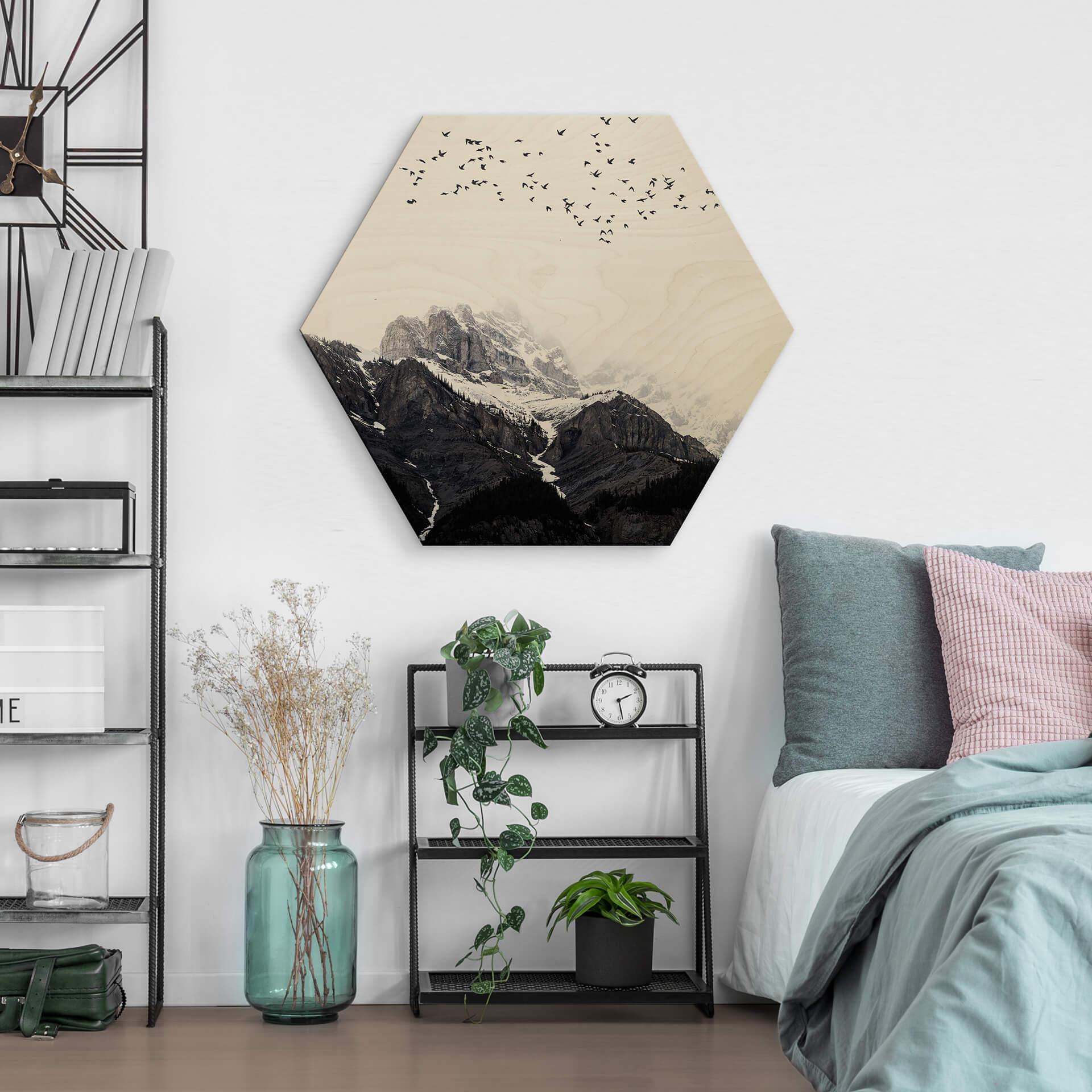 Hexagon Hout Kubistika - High in the Mountains