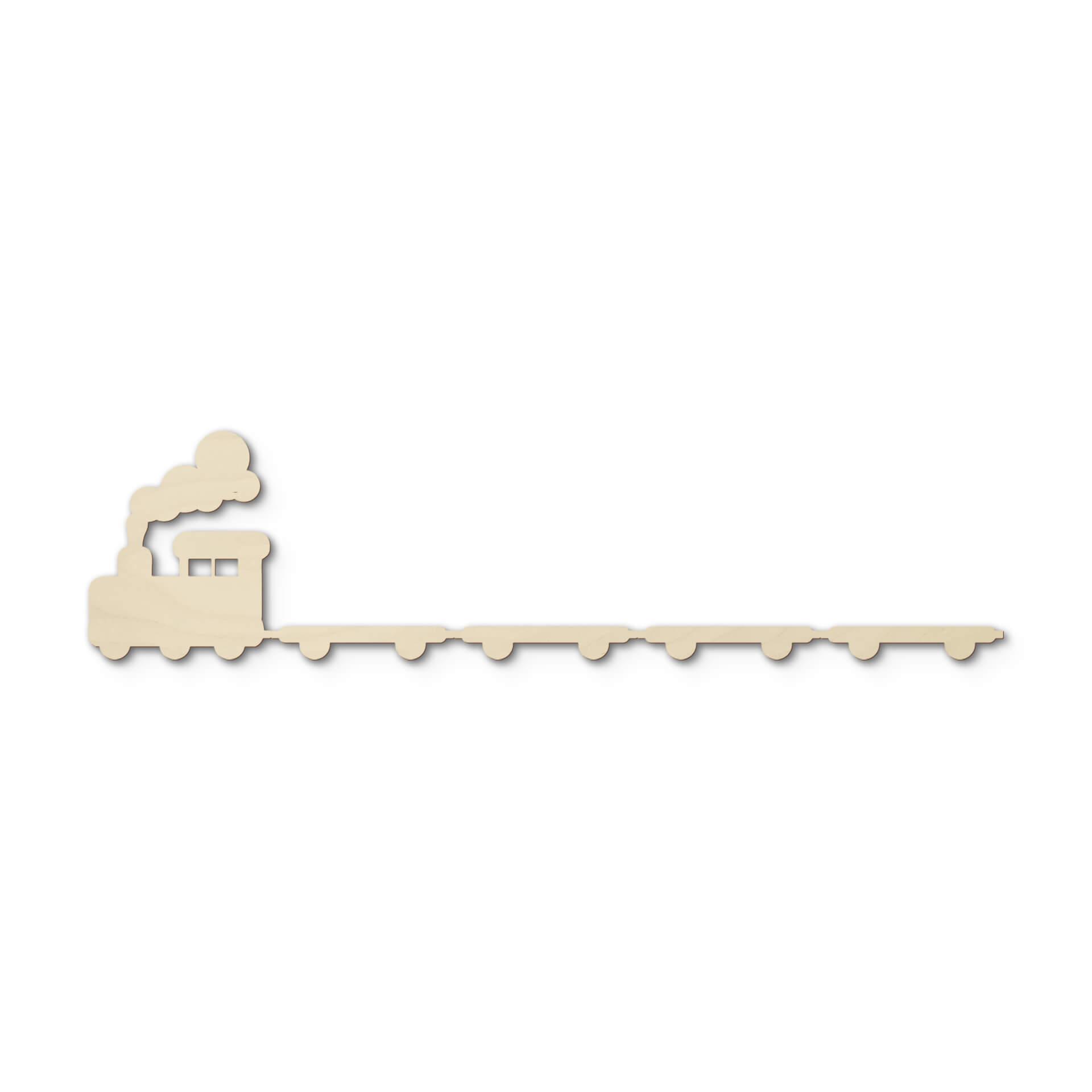 Decoro legno - Locomotiva (5-pz.)