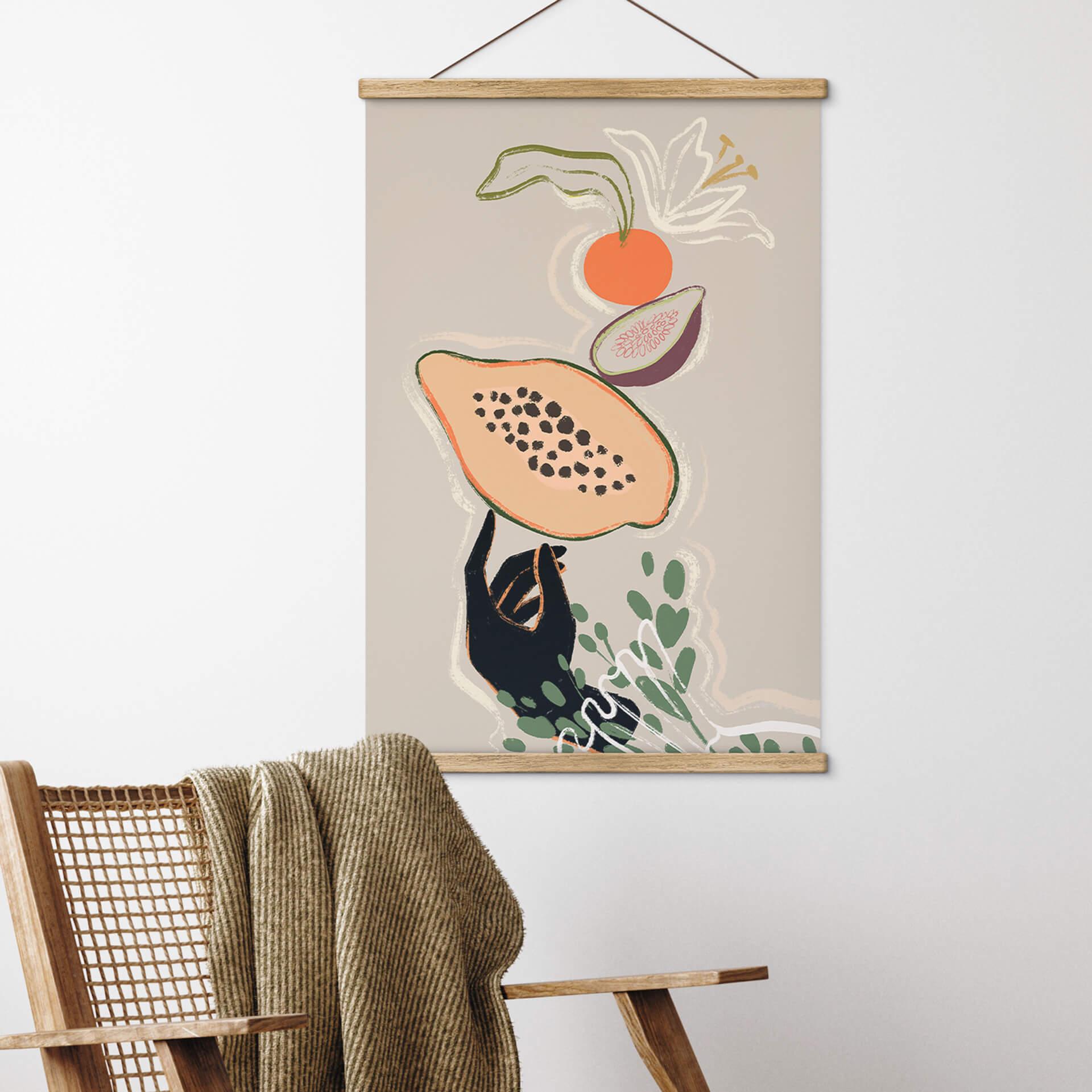 Obraz tkaniny Arty Guava - Papaya Balance