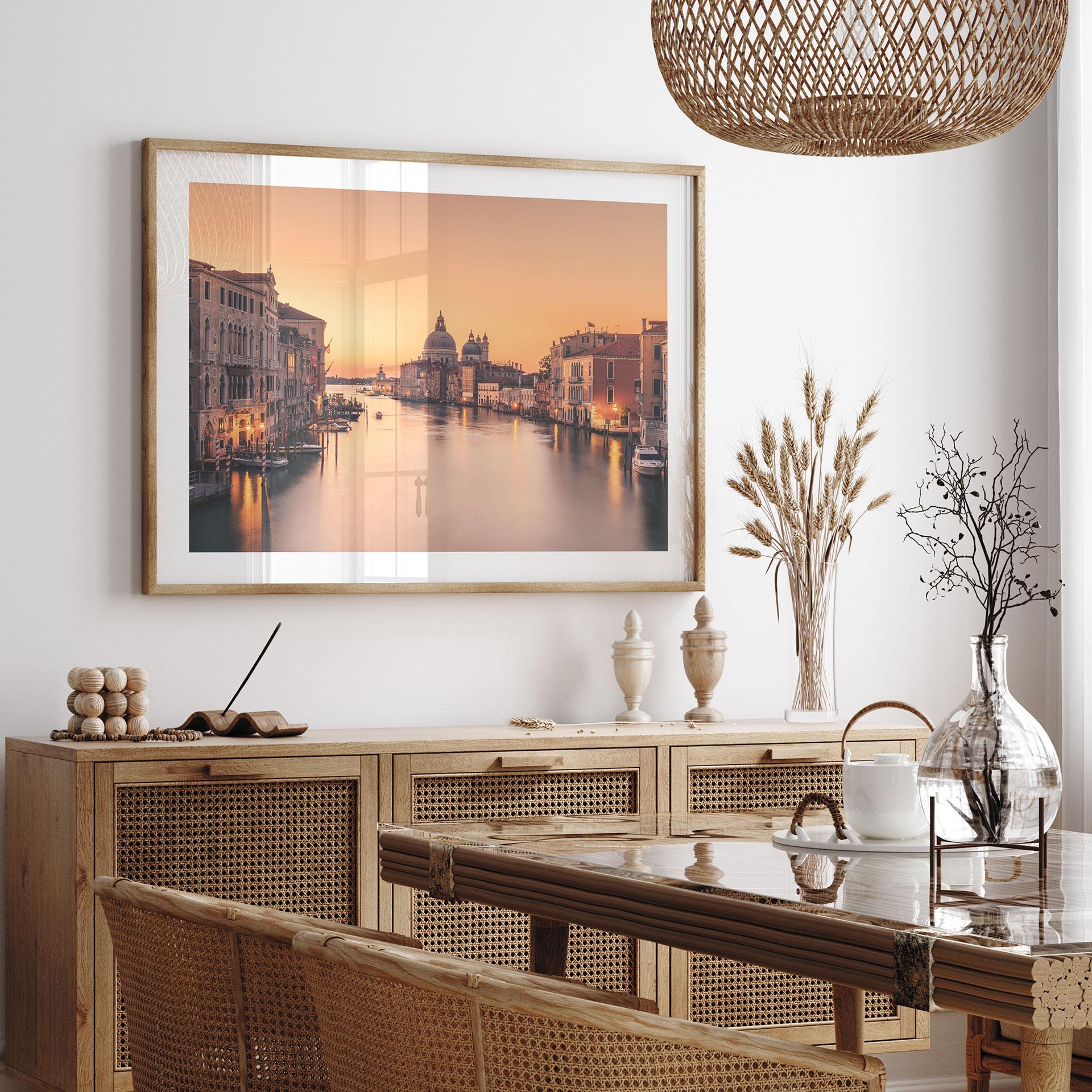 Plakat Solnedgang i Venedig - Zhang