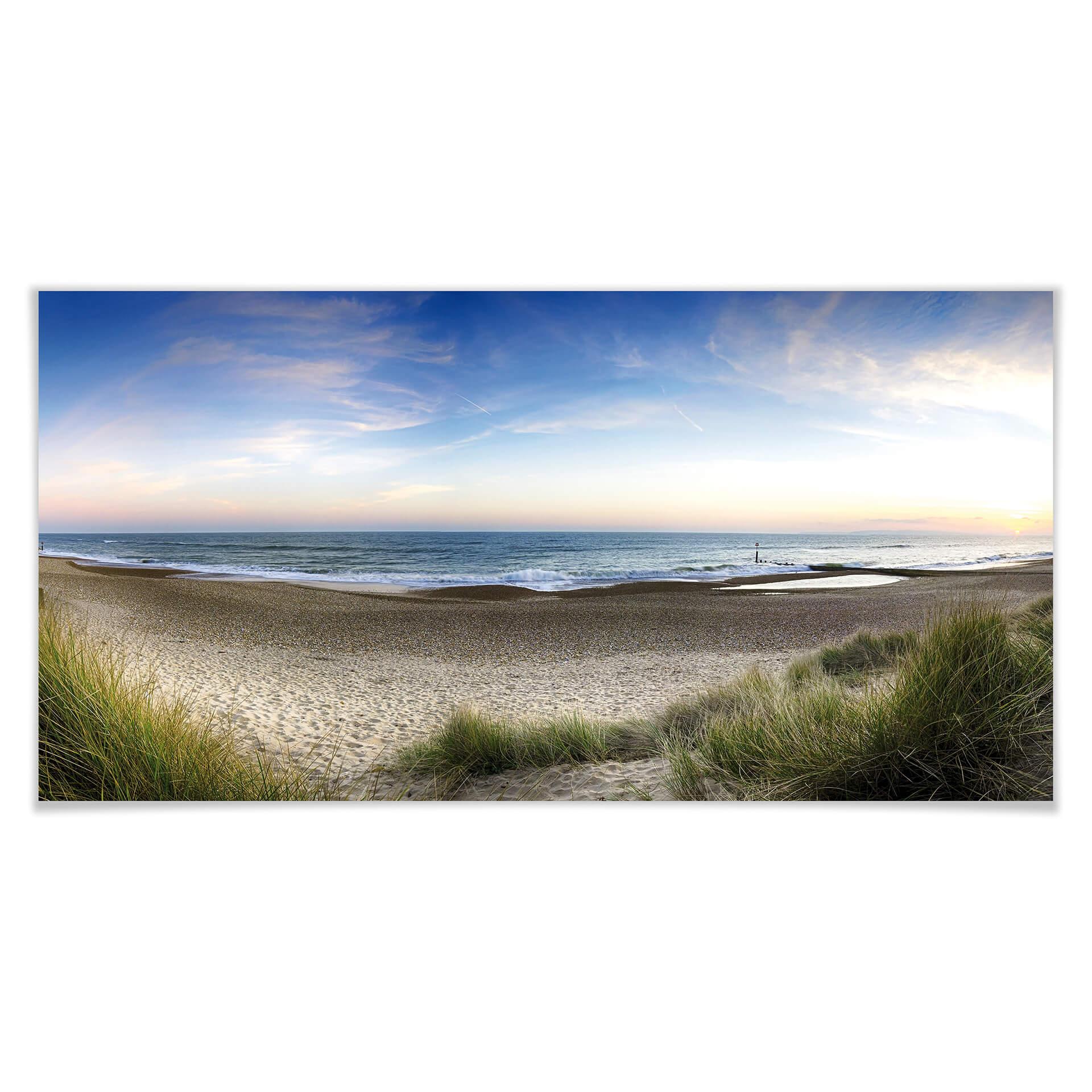Póster Panorama de la playa