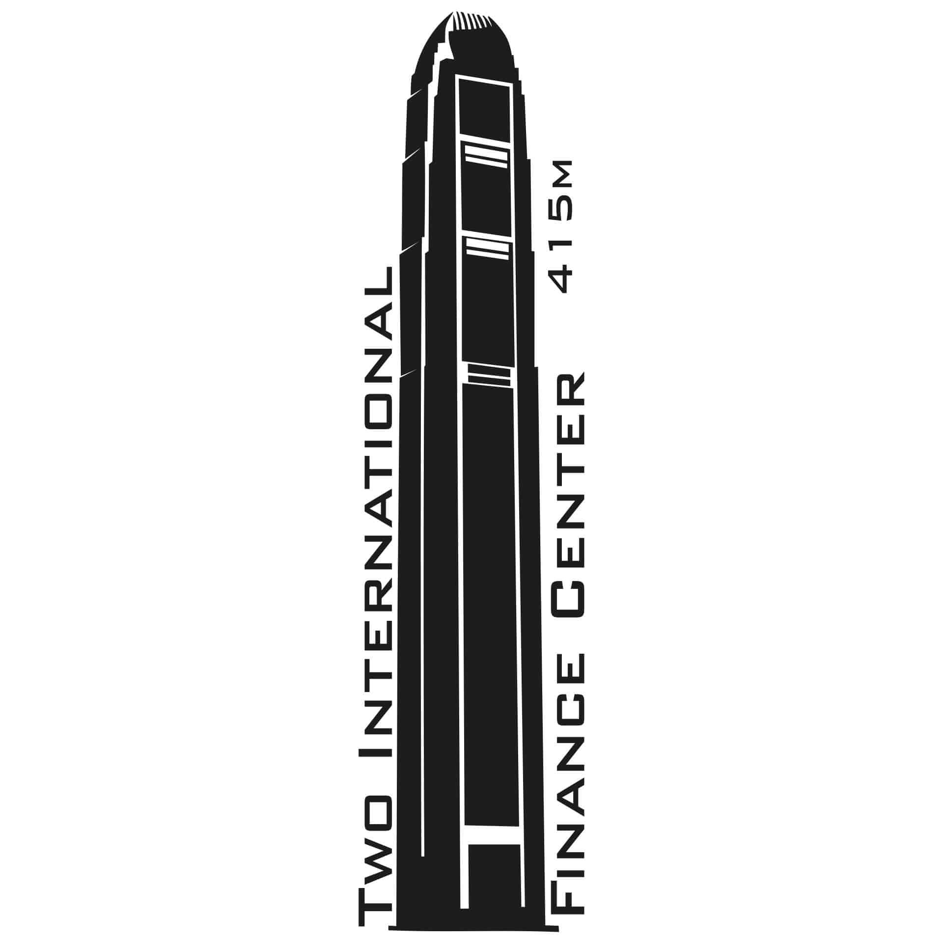 Adesivo murale - International Finance Centre