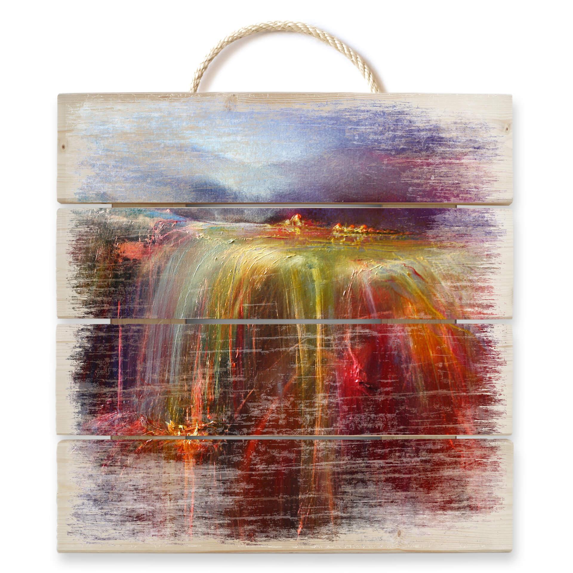 Obraz drewniany Schmucker - Obfitość - 40x41,5 cm