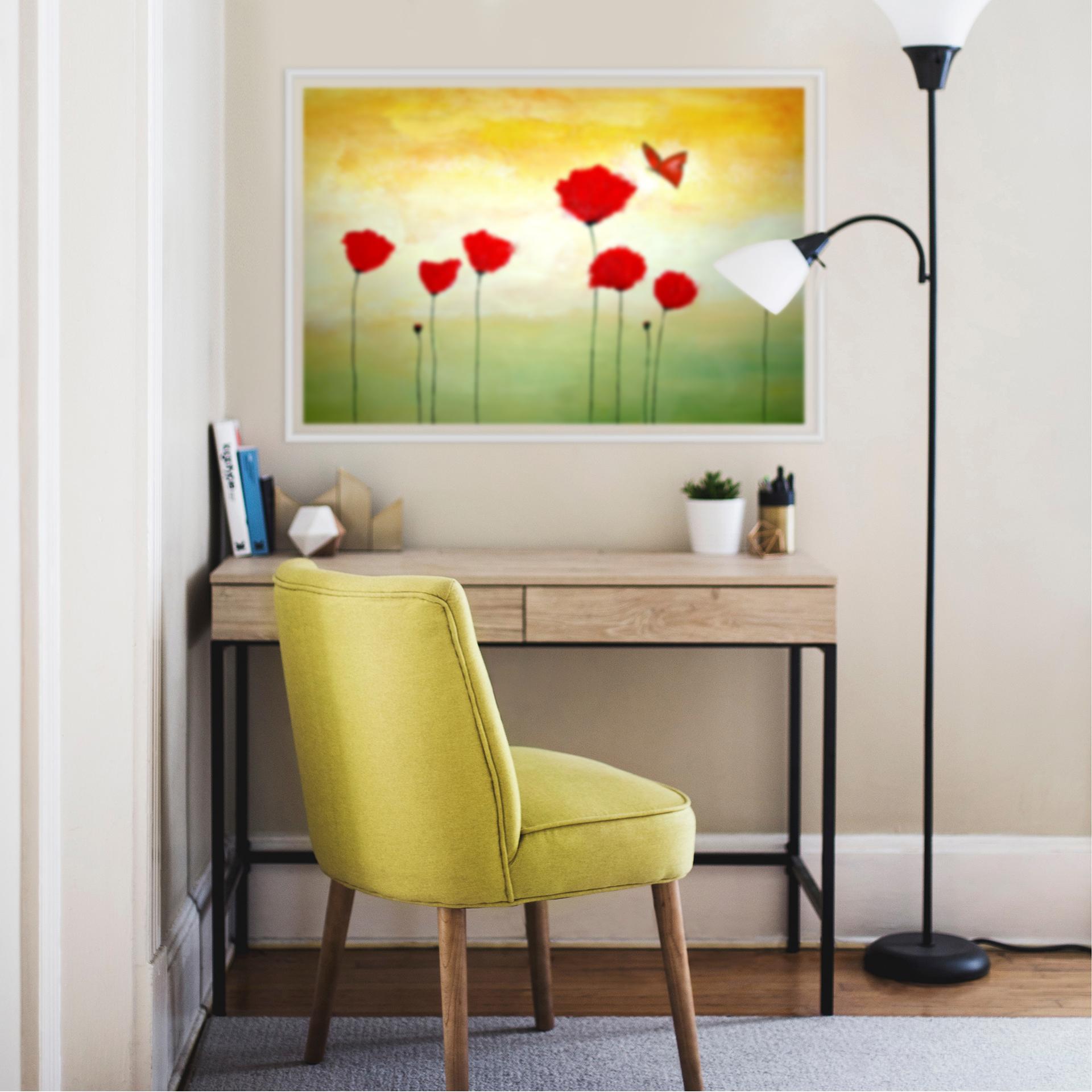 Muurprints Melz - Kleine Vlinder