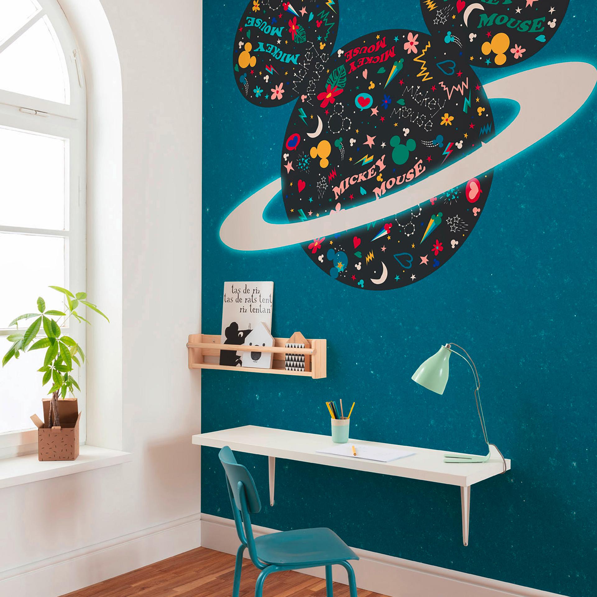 Vliesbehang - Planet Mickey - 200 x 280 cm