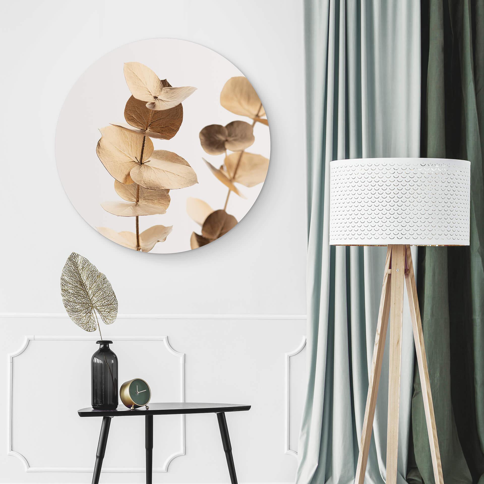 Wandcirkel 1X Studio - Golden Eucalyptus