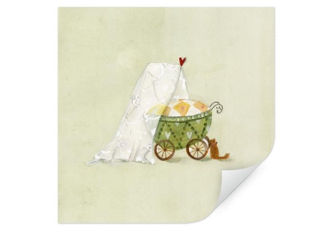Wallprint Leffler - Wiegenglück