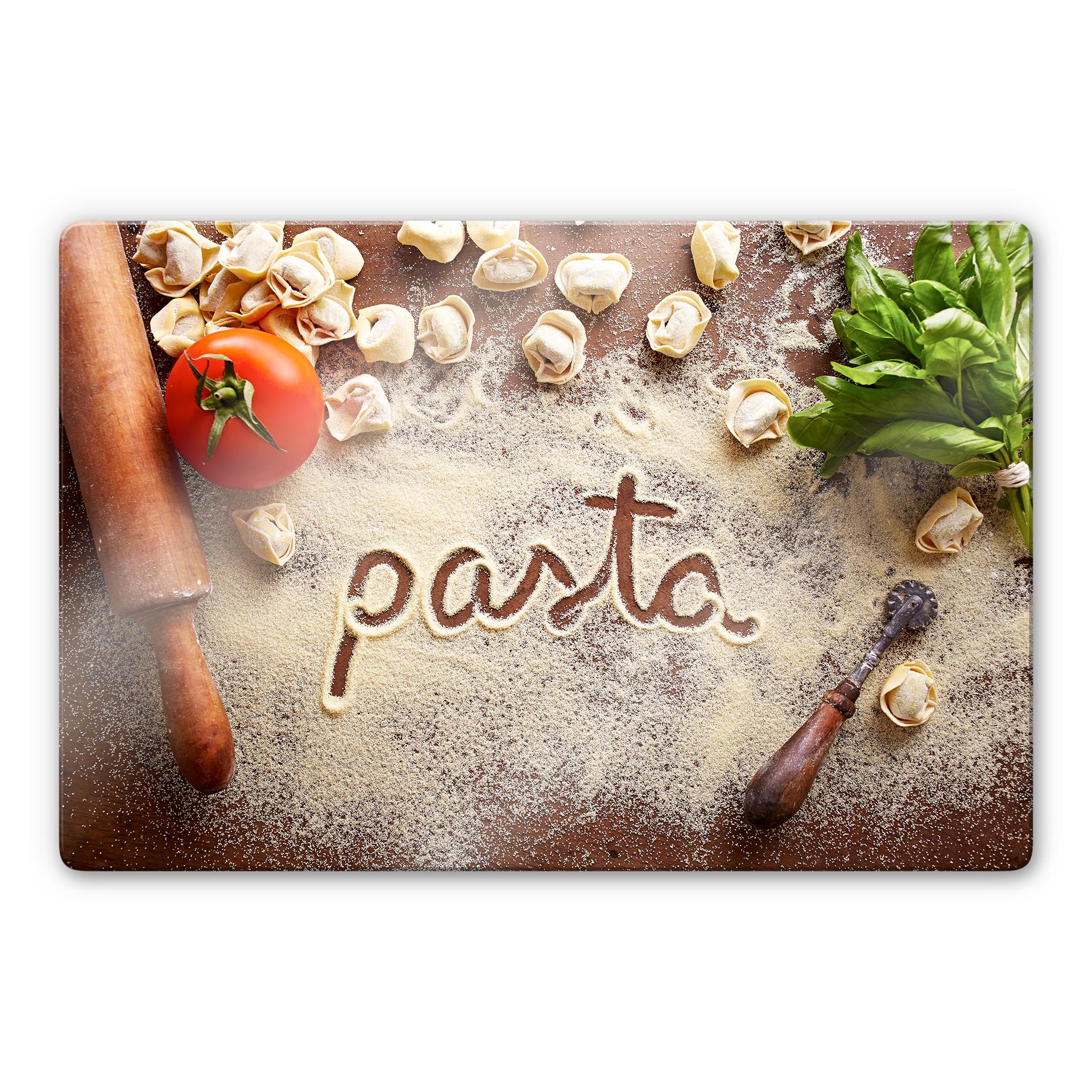 Glasbillede - Pasta tortellini