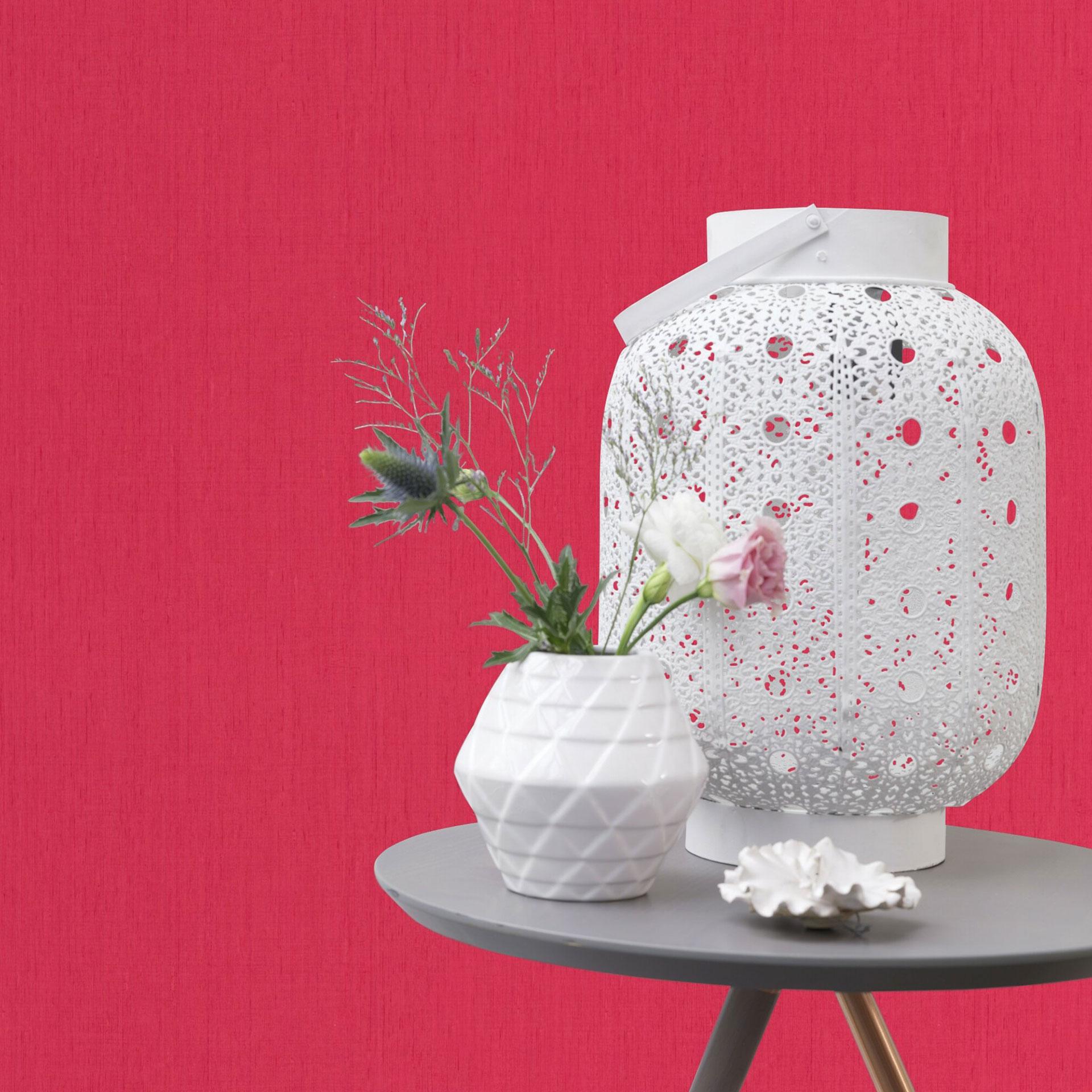Rasch non-woven tapet, enhedstapet Indian Style mørk pink