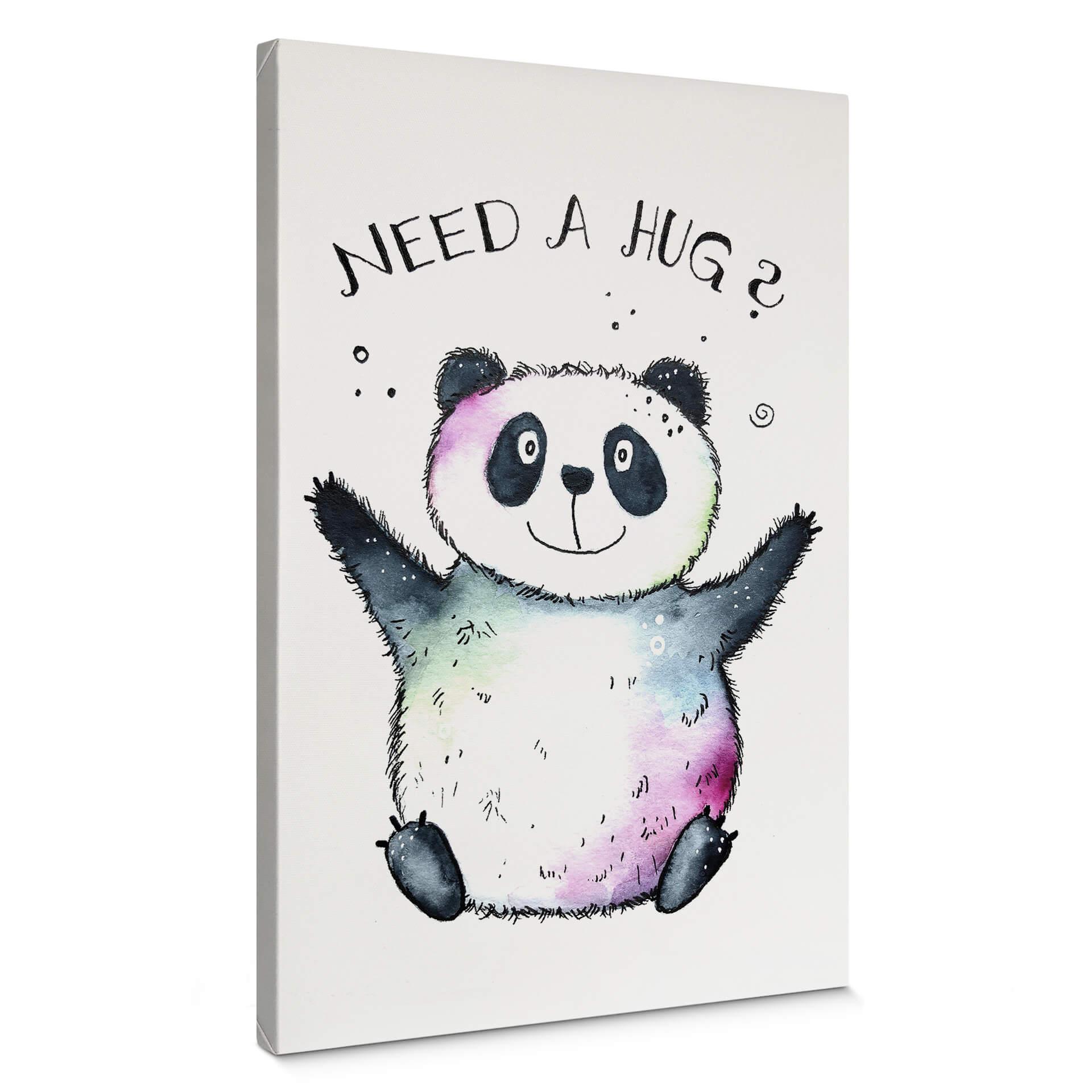 Lienzo Hagenmeyer - Panda feliz
