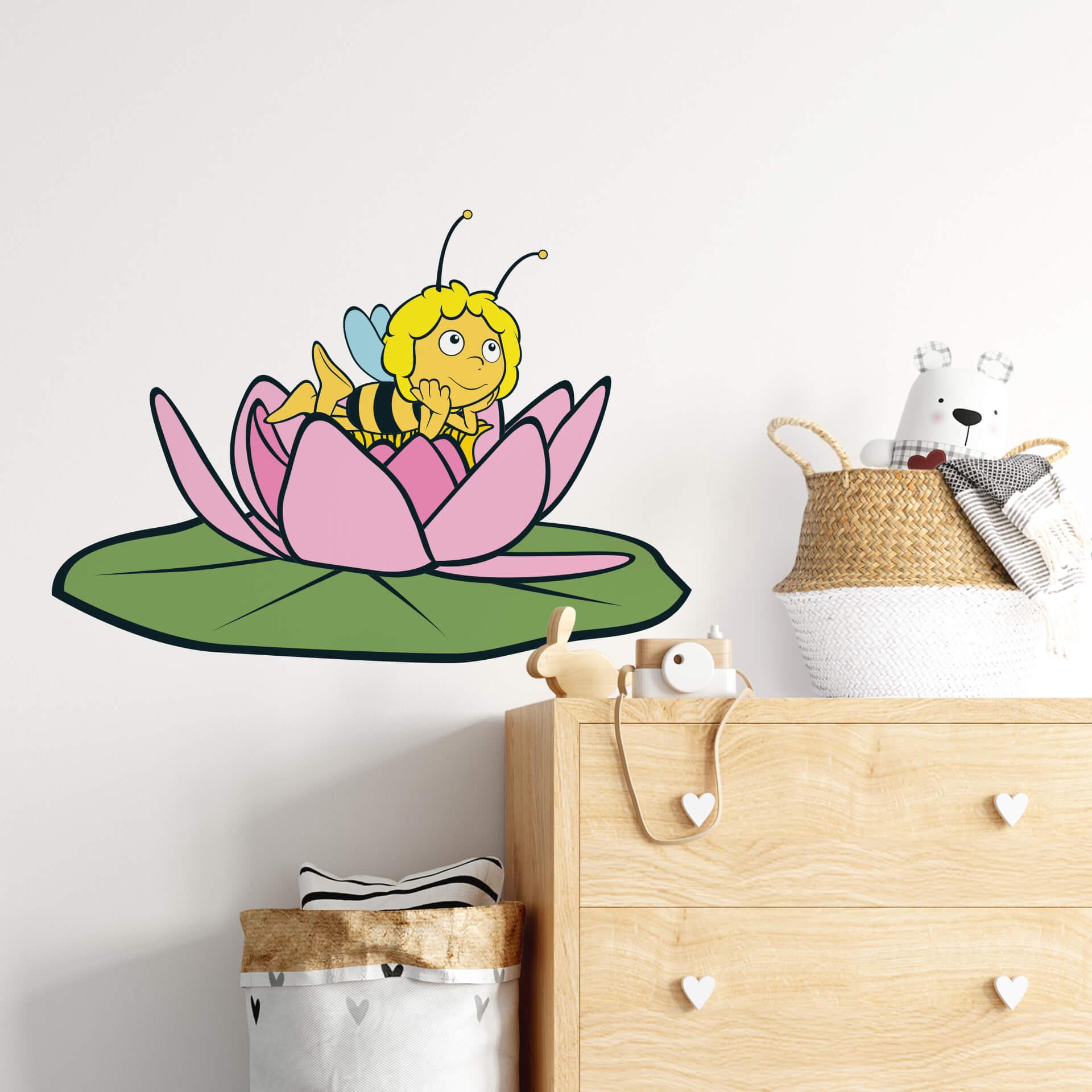 Muursticker Maja de Bij Droomt