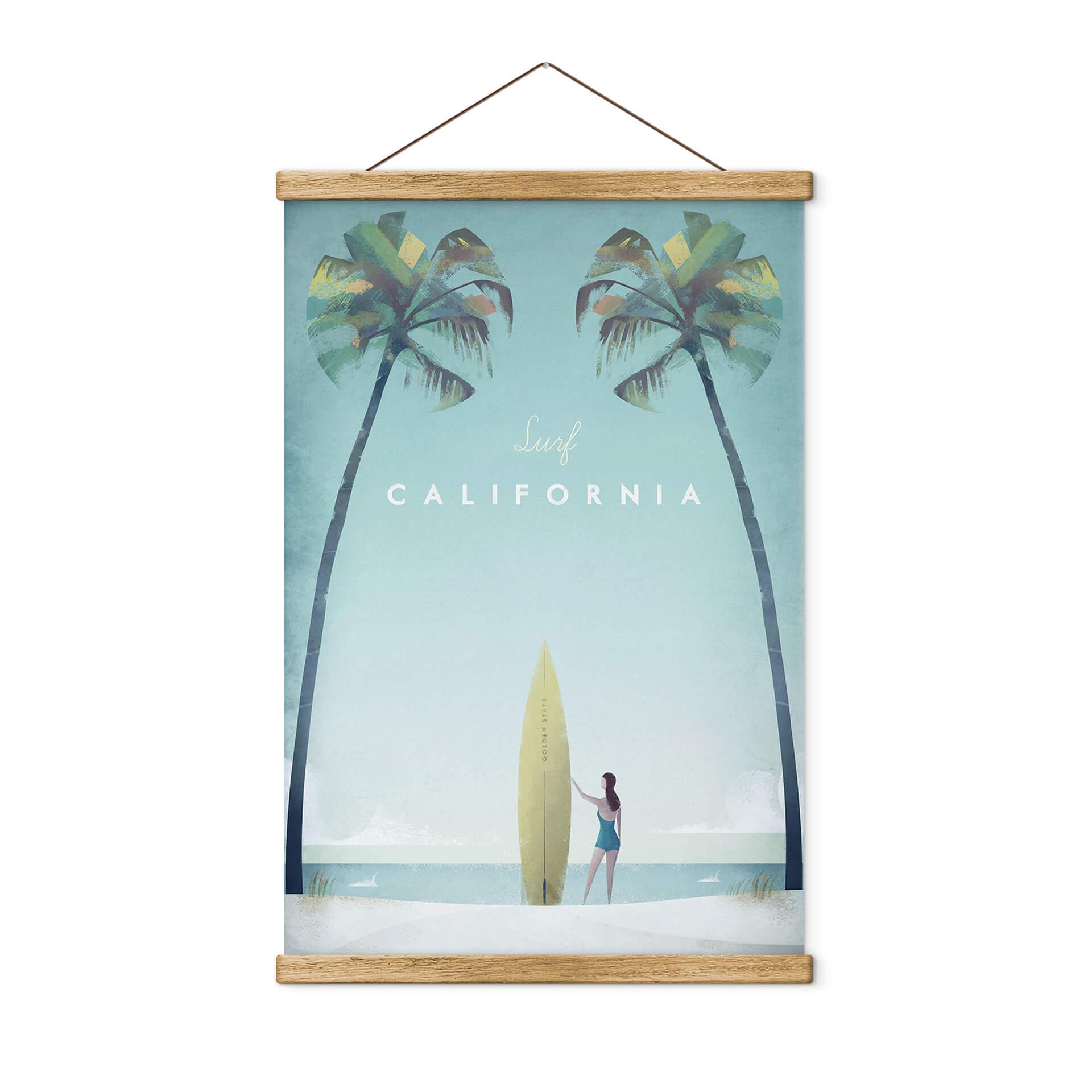 Tekstil plakat Rivers - California