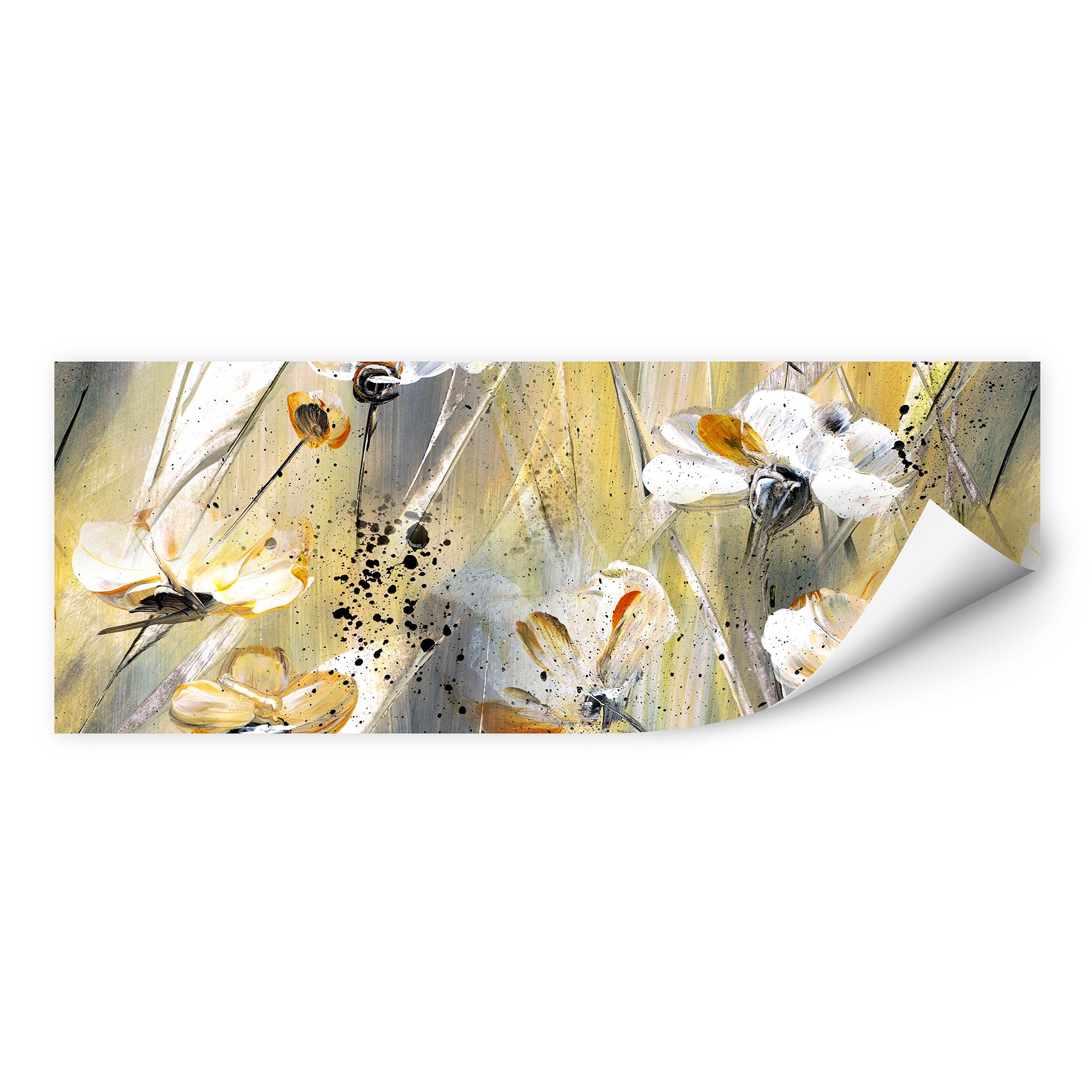Muurprints Niksic - Kleine Bloem - Panorama