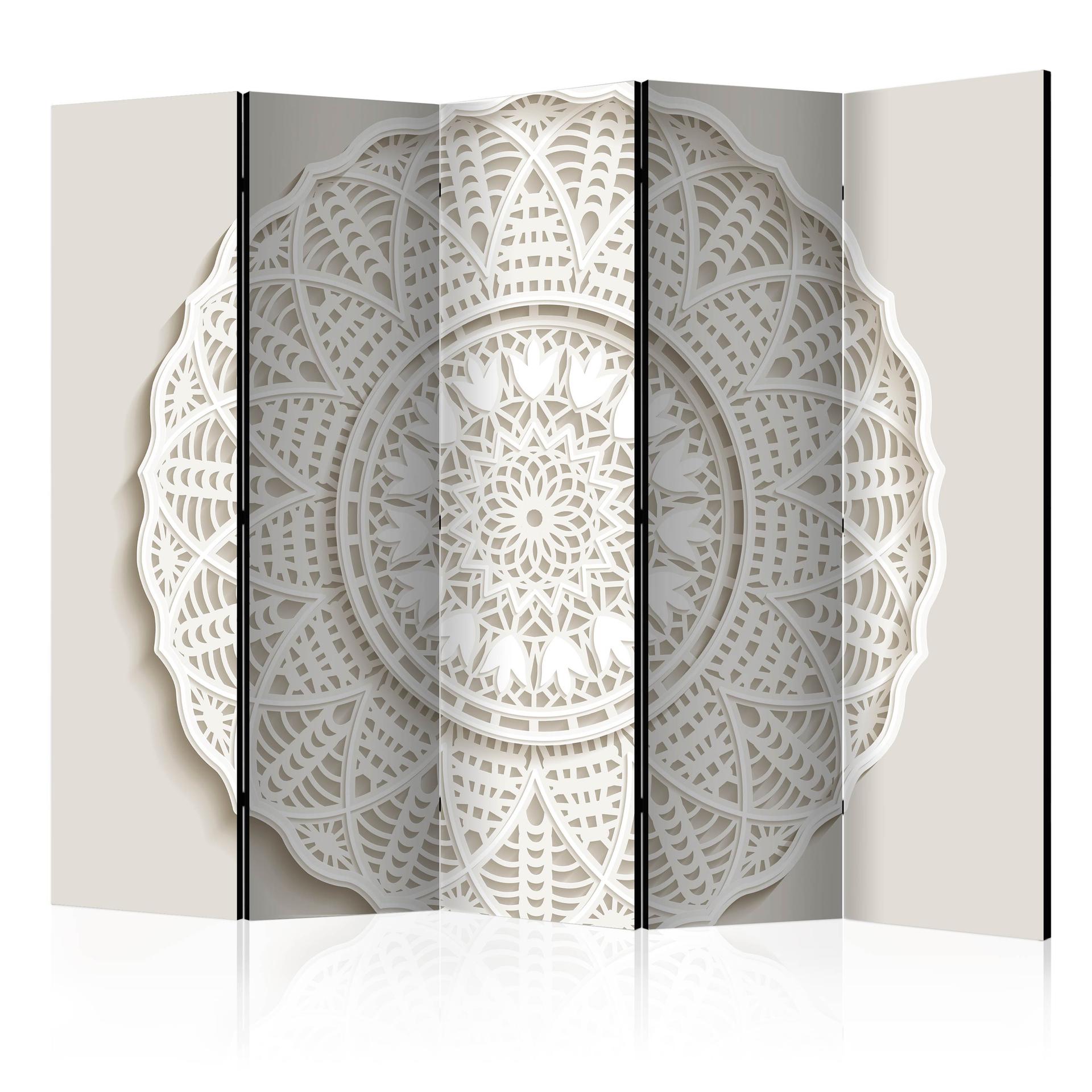 Rumdeler - Mandala world 3D , 5-delt - 225x172 cm