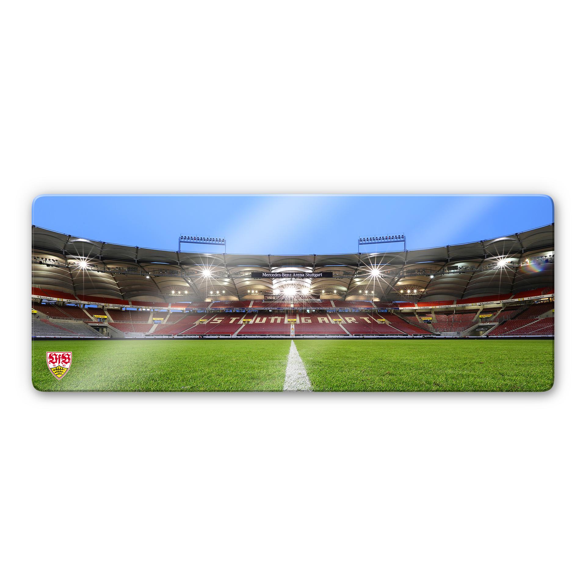Glasbild VfB Stuttgart Arena Tribüne - Panorama