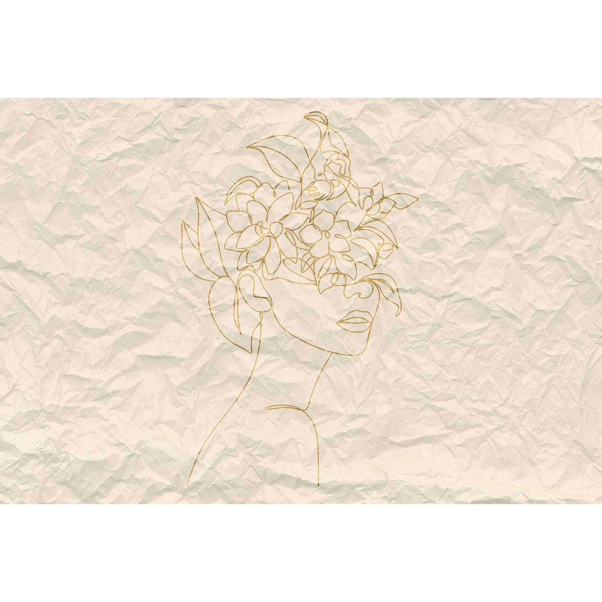 Livingwalls papier peint photo ARTist Paper Face beige