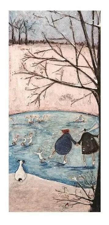 Plakat Sam Toft - Vinter kunsttryk, Sam Toft (30 x 60 cm)