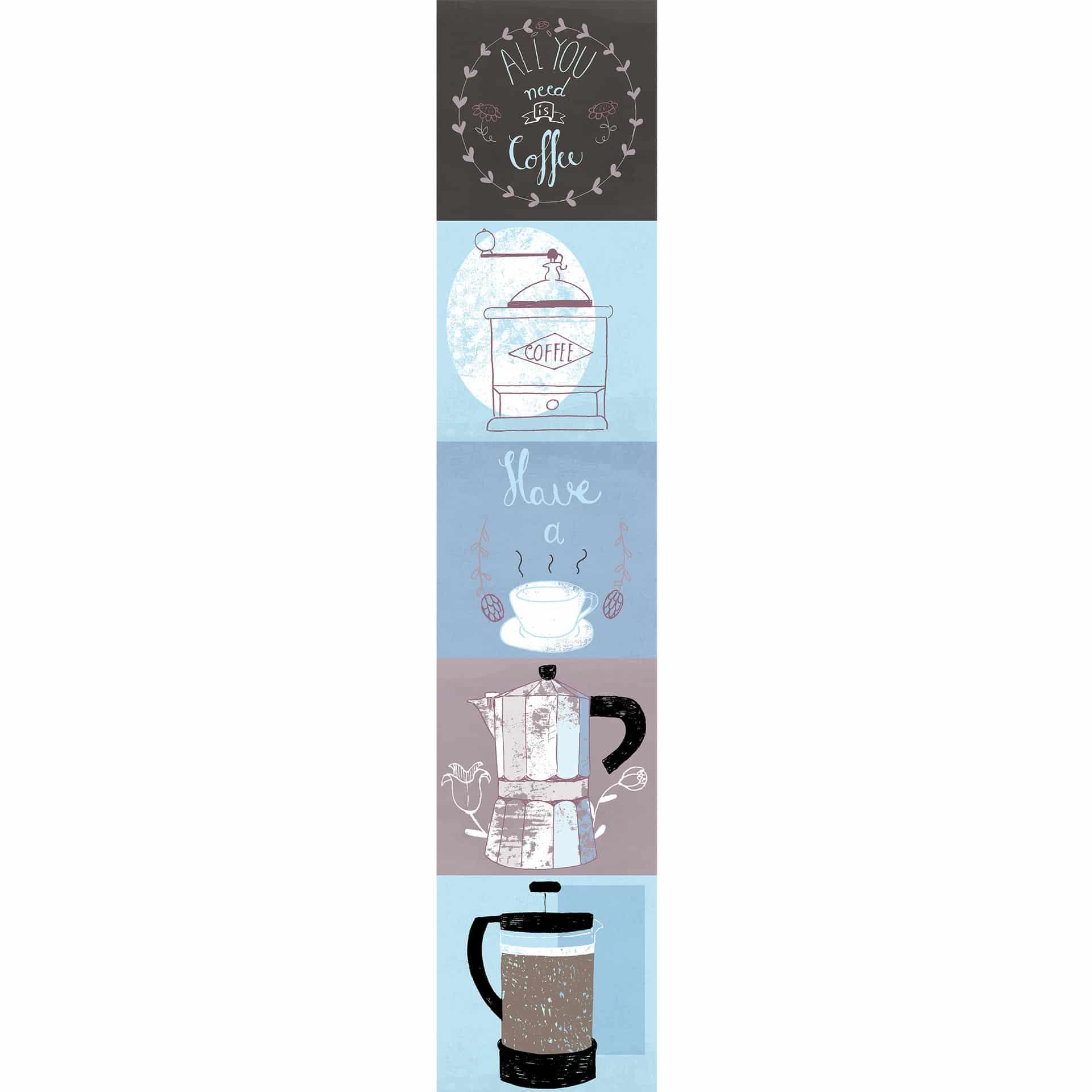 Fotobehang Loske - Coffee Time - panorama