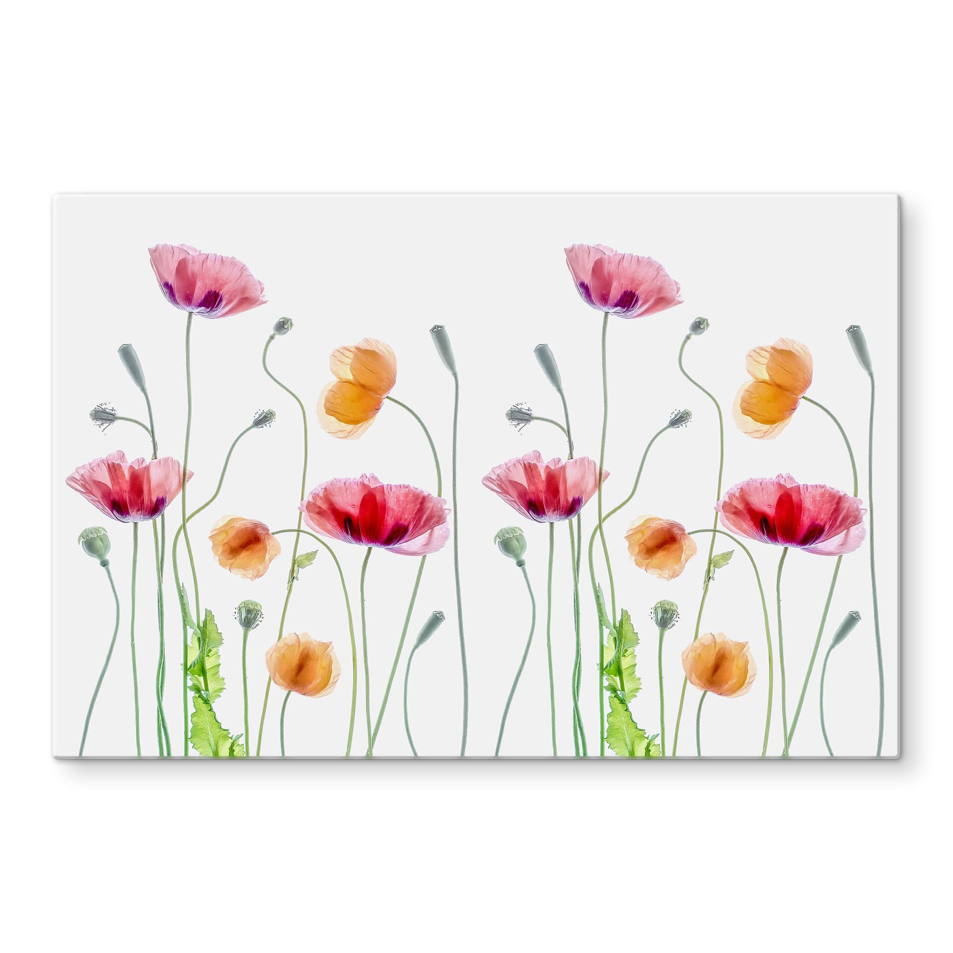Stænkplade Disher - Colourful Poppies