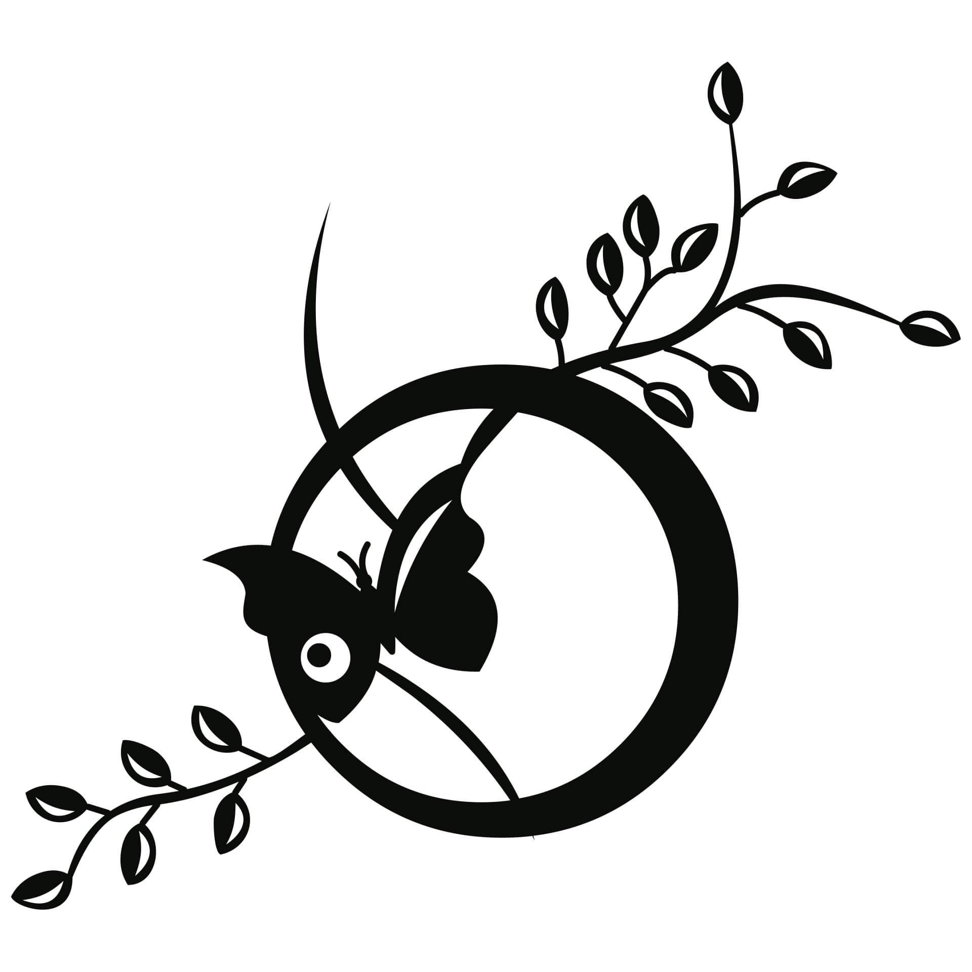 Wandtattoo Modern Nature