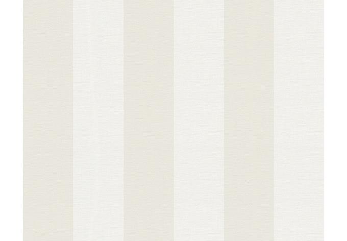 papier peint à rayures blanc beige - papier peint intissé Kunst A.S. Création - mat et légèrement st