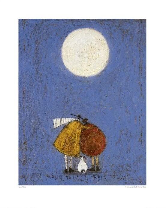 Plakat Sam Toft - A Moon To Call Their Own kunsttryk, Sam Toft (40 x 50 cm)