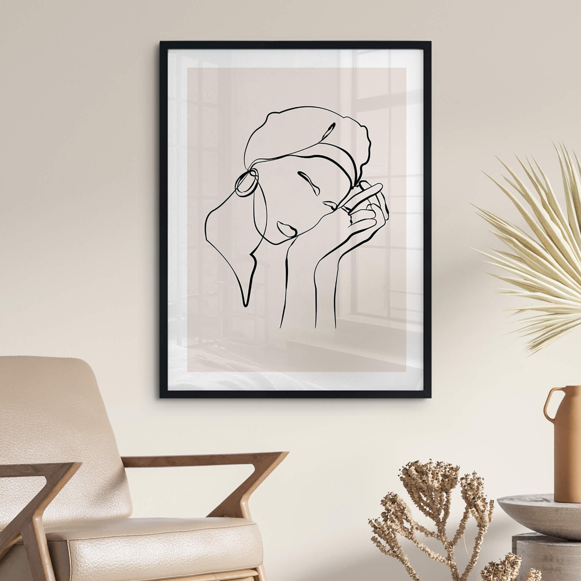 Plakat NKTN - Line Art - Don't Worry