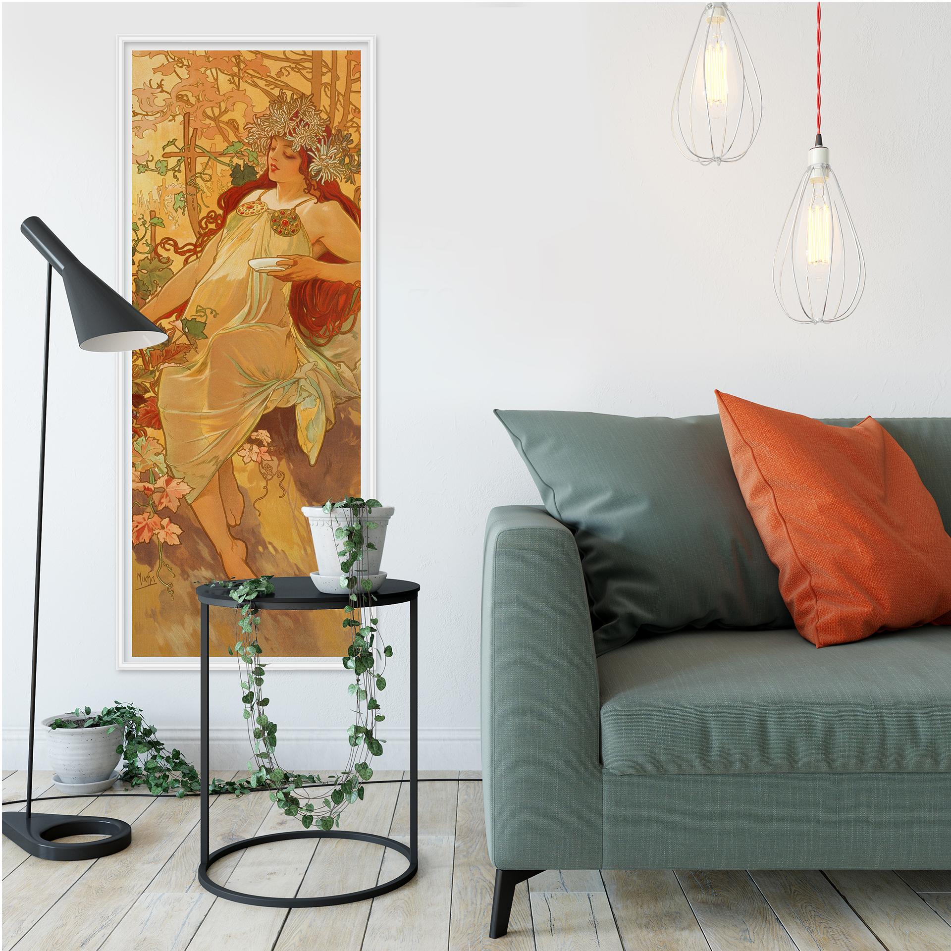 Wallprint W - Mucha - Jahreszeiten: Der Herbst 1900