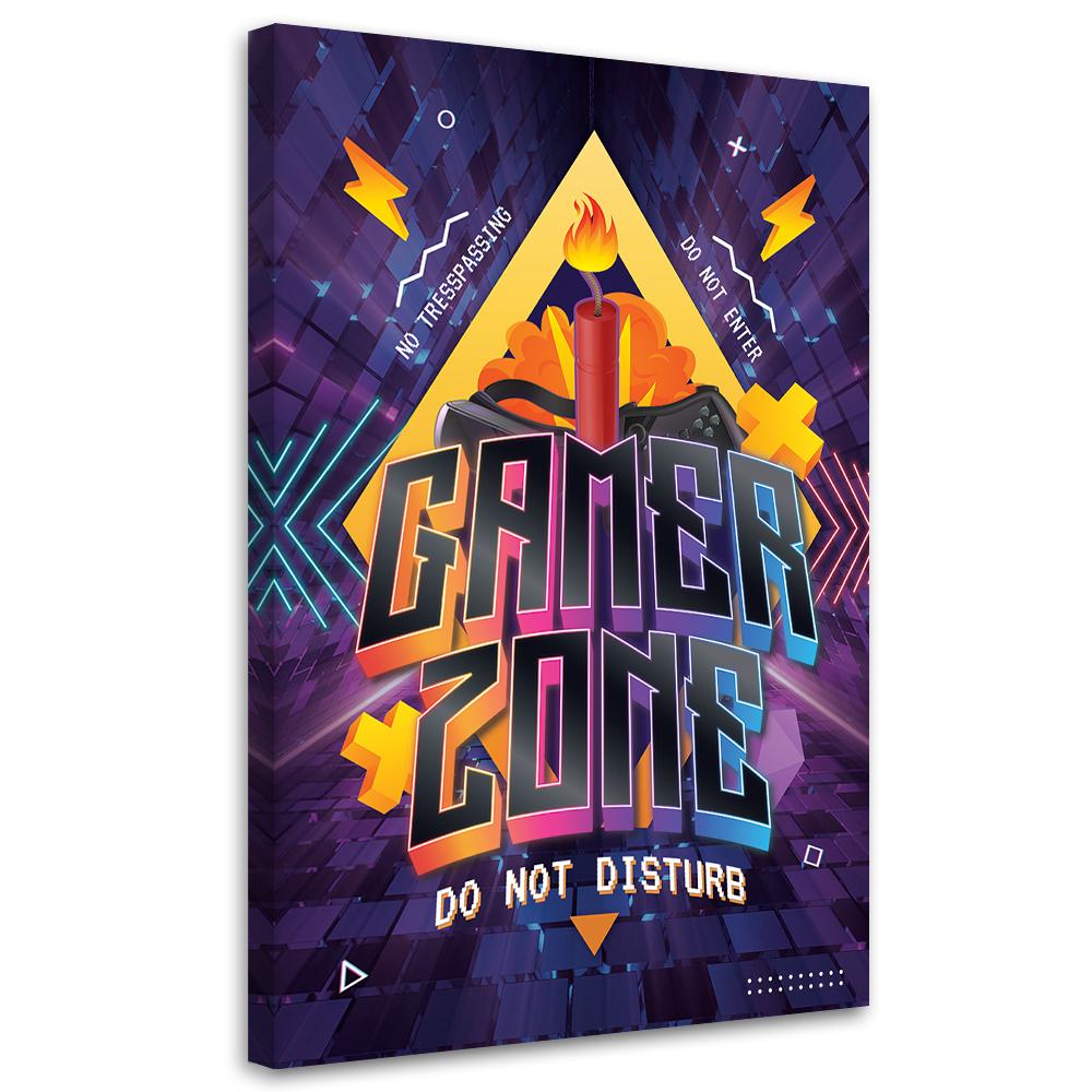 Canvasbillede, Gaming-inskription