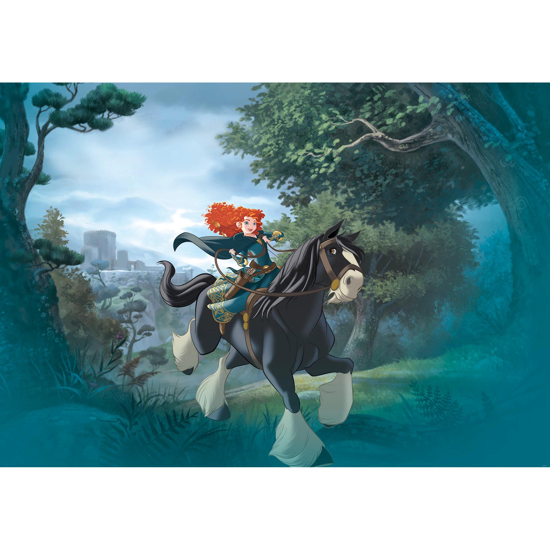 Tapet - Merida på hesteryg - 400 x 280 cm