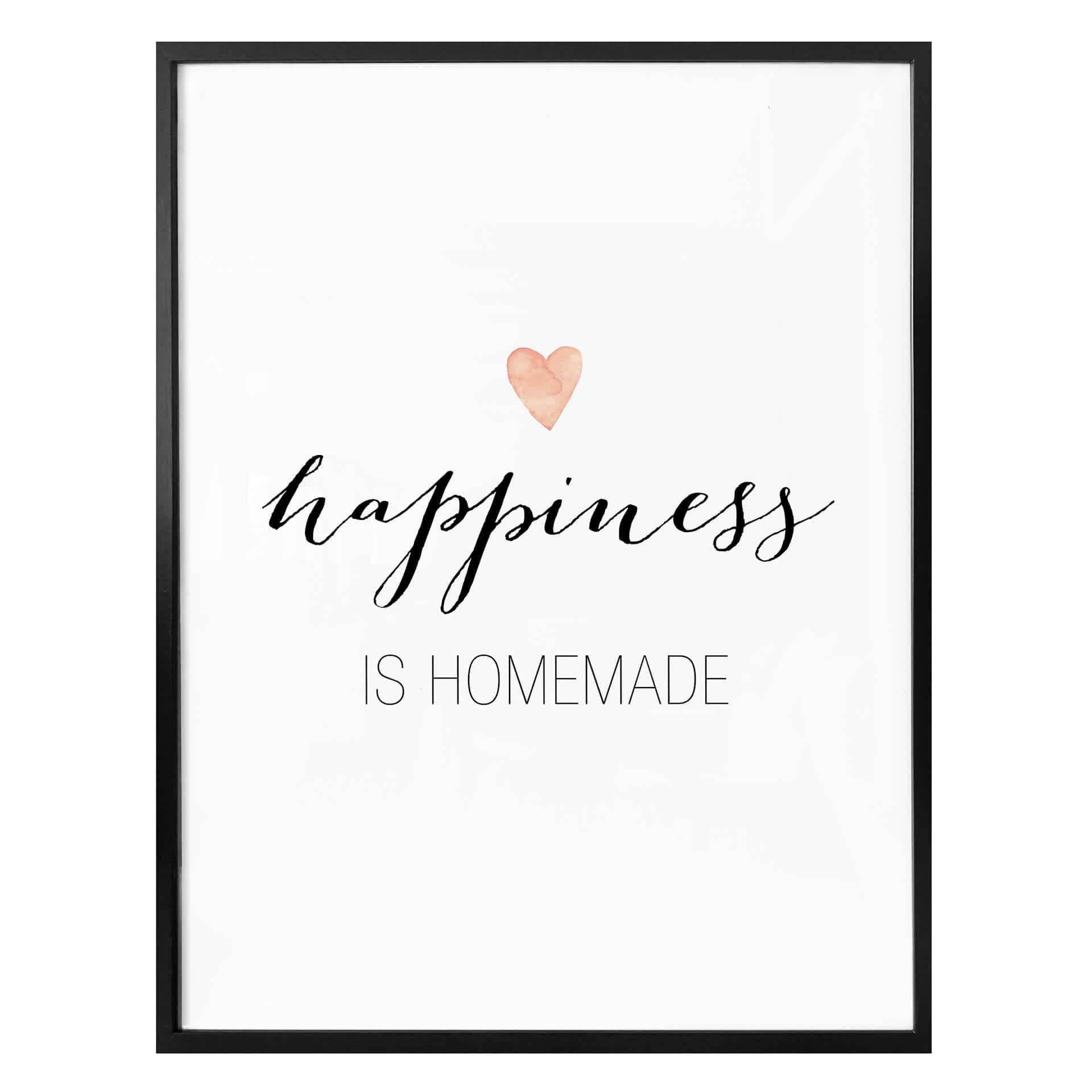 Plakat - Confetti & Cream - Happiness is homemade