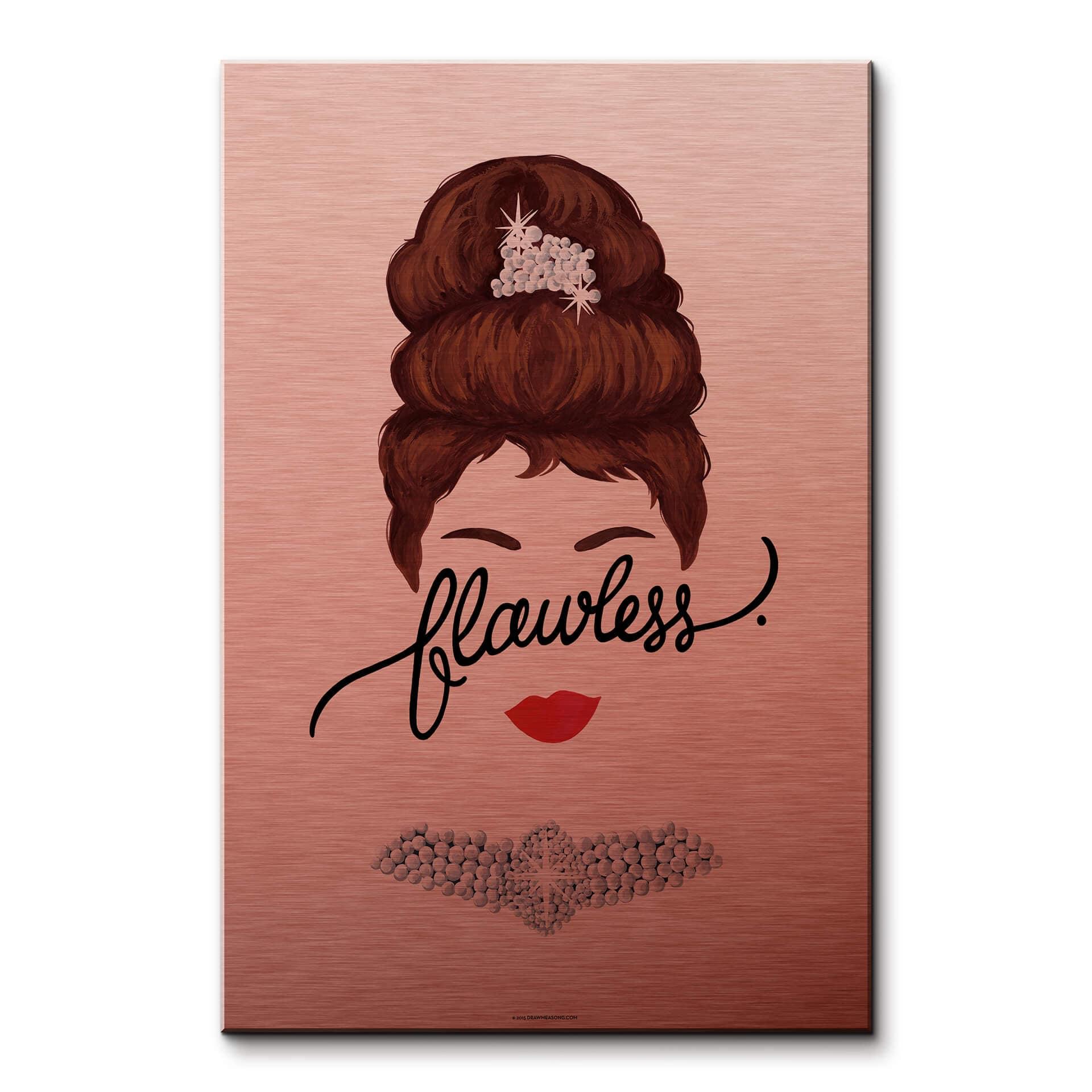 Peinture Dibond effet cuivre Tohmé - Flawless Audrey