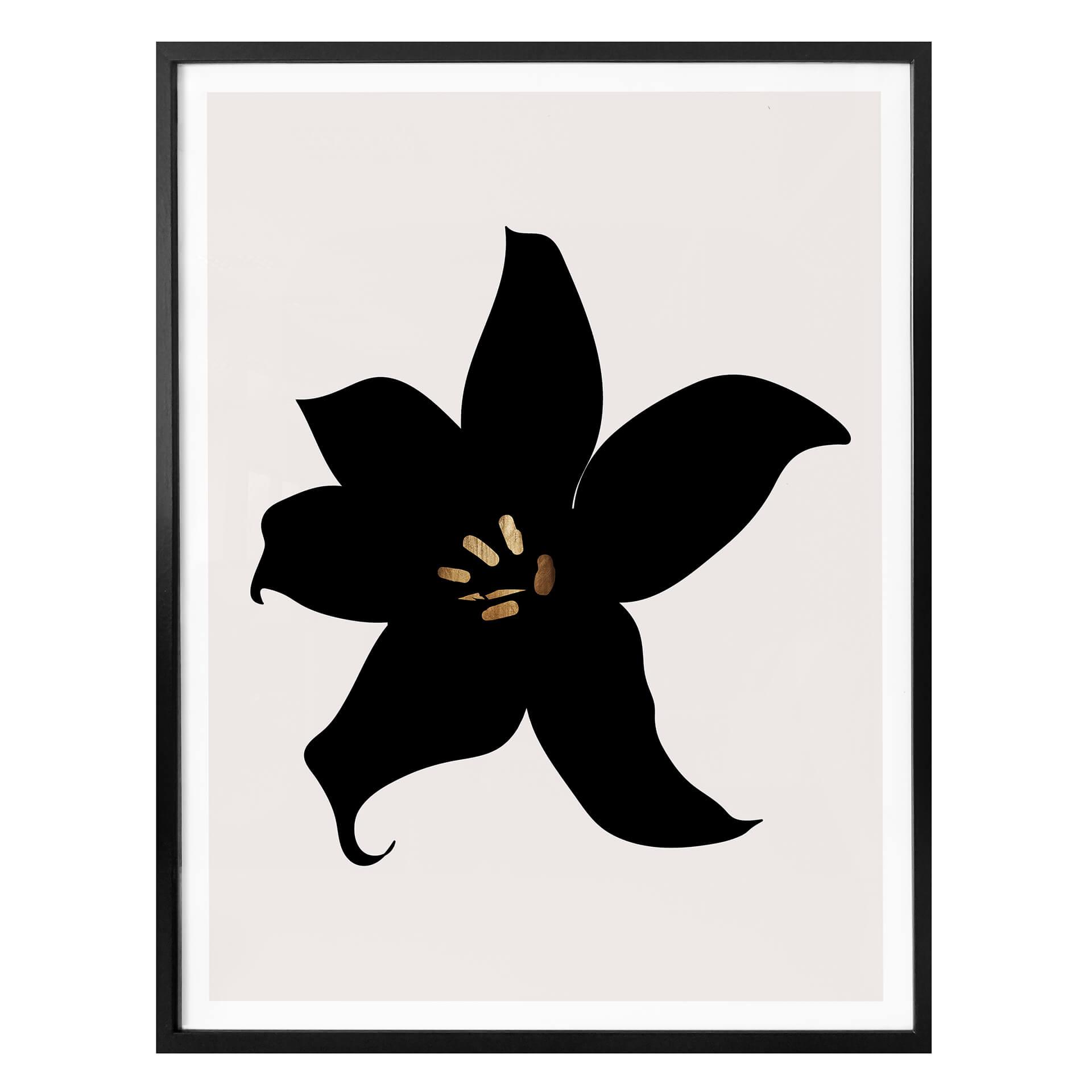 Plakat - Kubistika - Dark Orchid