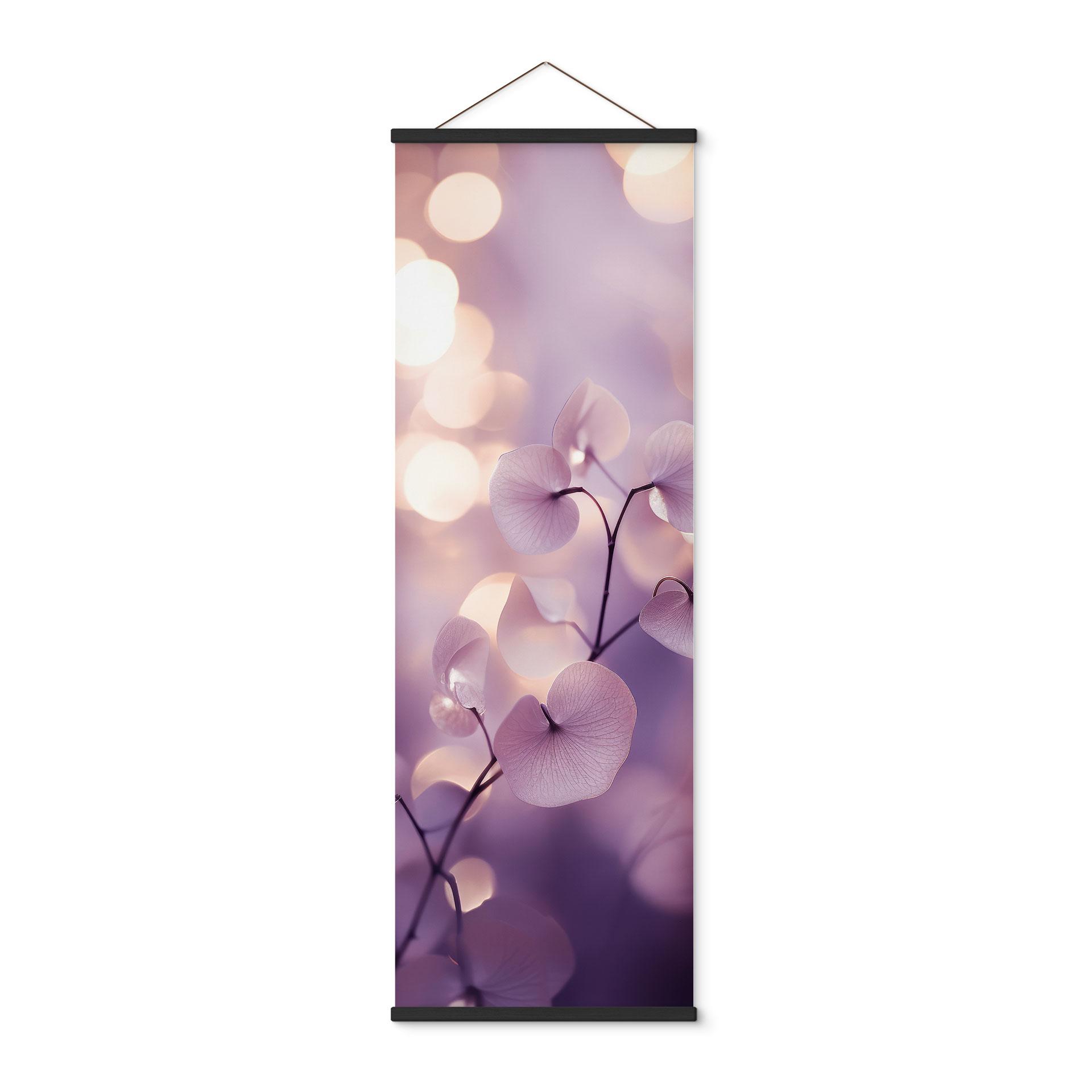 Tekstil plakat Delikat orkidé i lilla - Treechild - Panorama