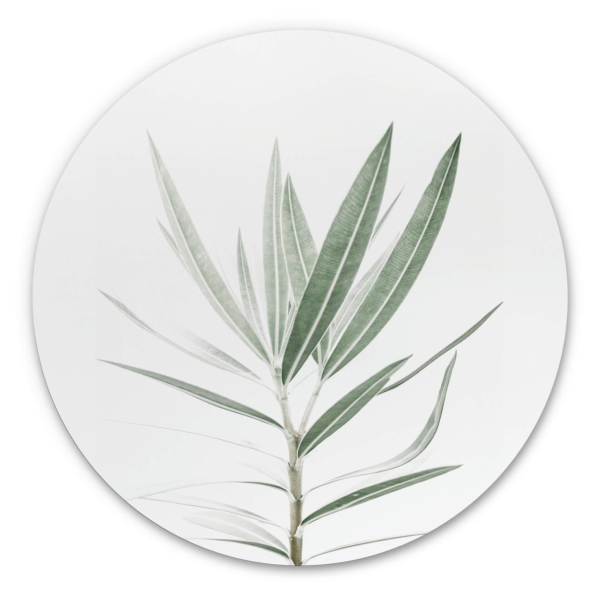 Tableau sur alu-Dibond Sisi & Seb - Laurier - Rond