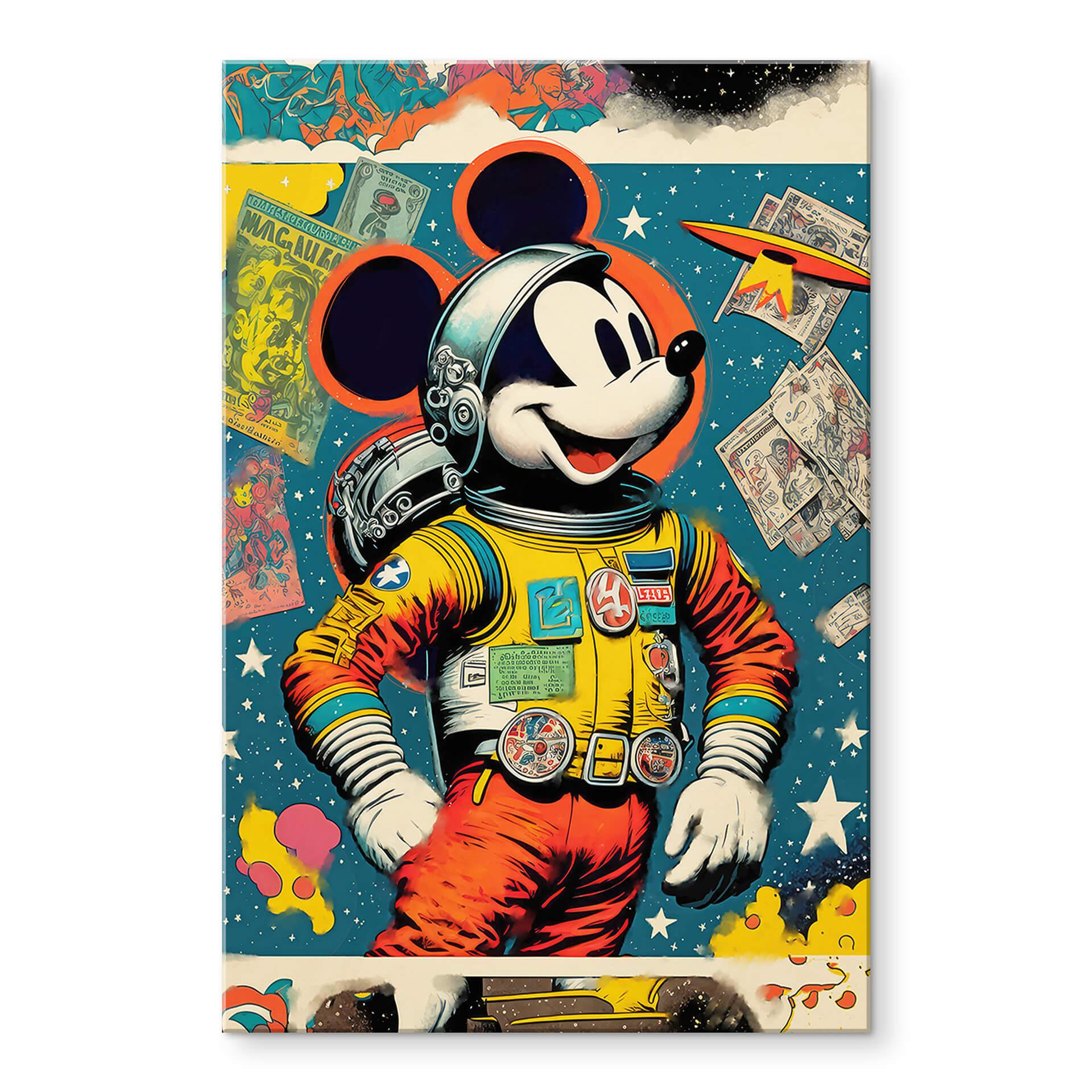 Akrylbillede Treechild - Astronaut Mickey